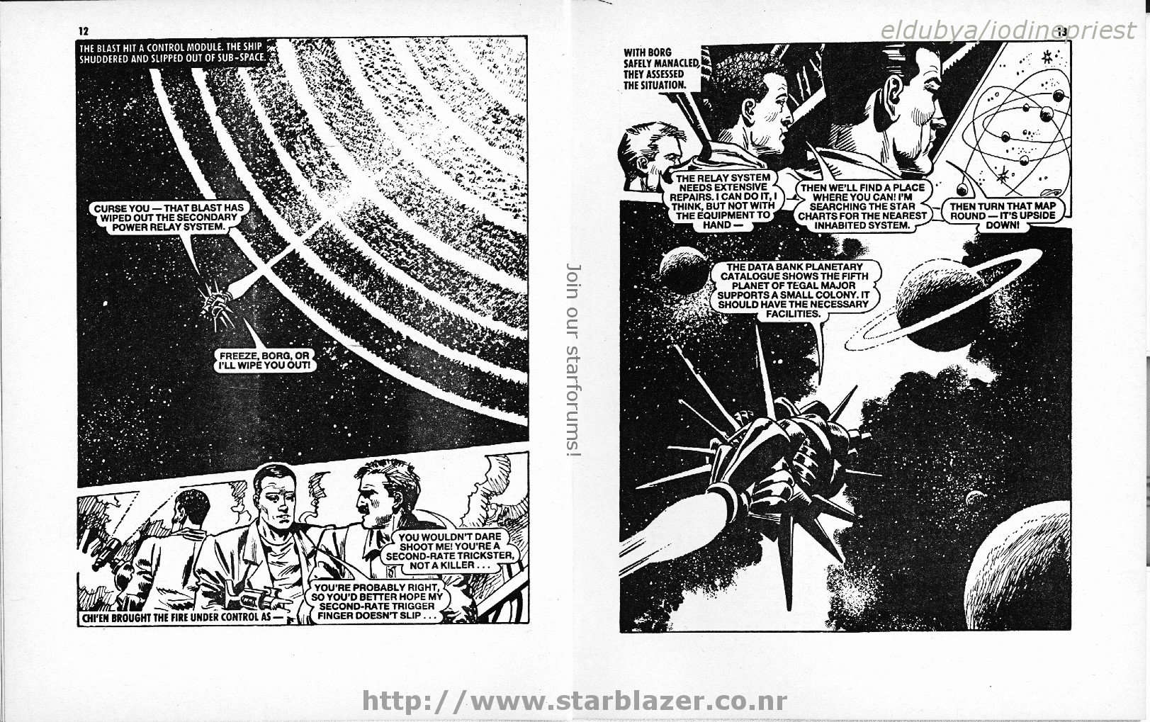Read online Starblazer comic -  Issue #208 - 8