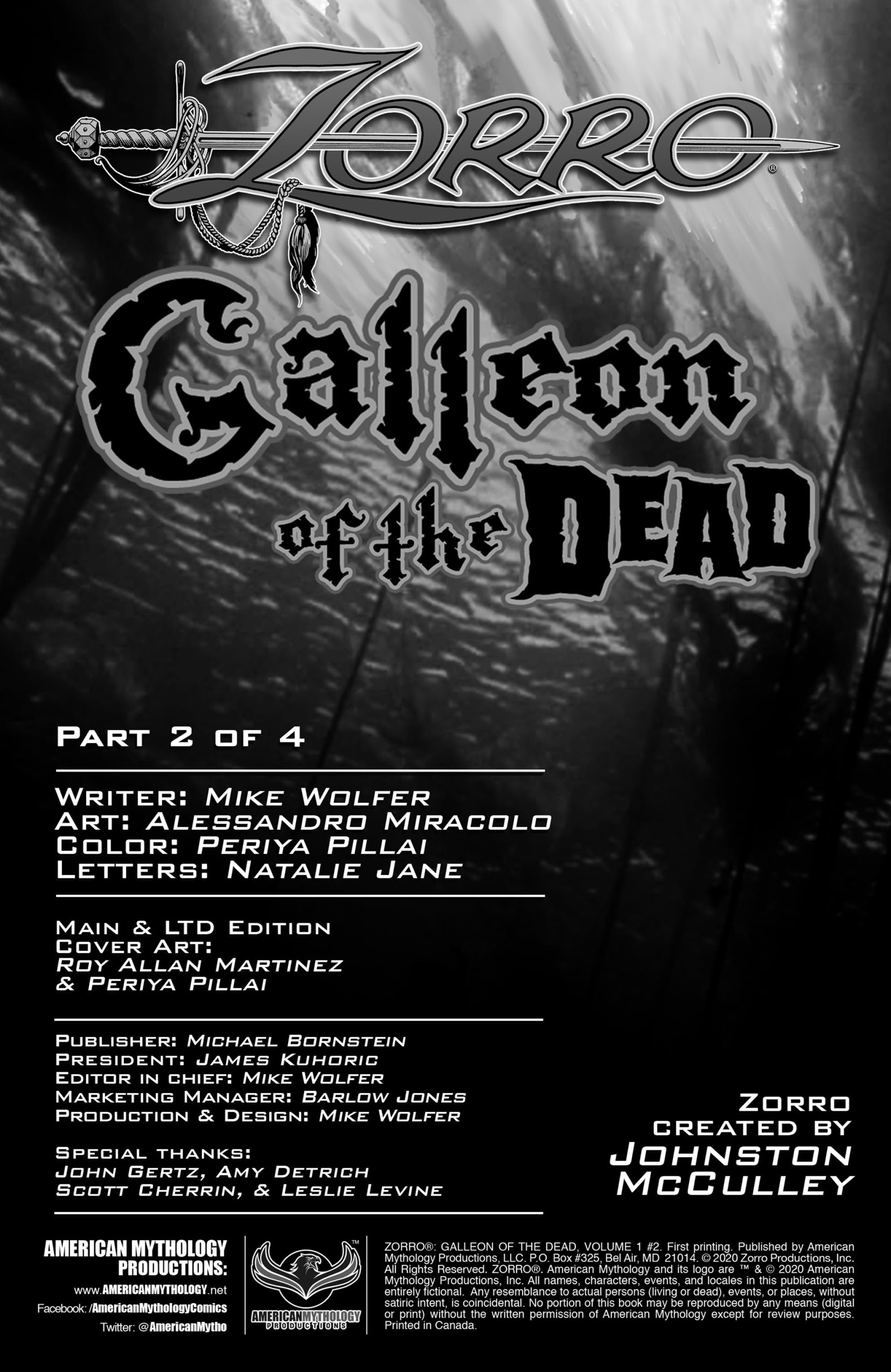 Read online Zorro: Galleon Of the Dead comic -  Issue #2 - 2
