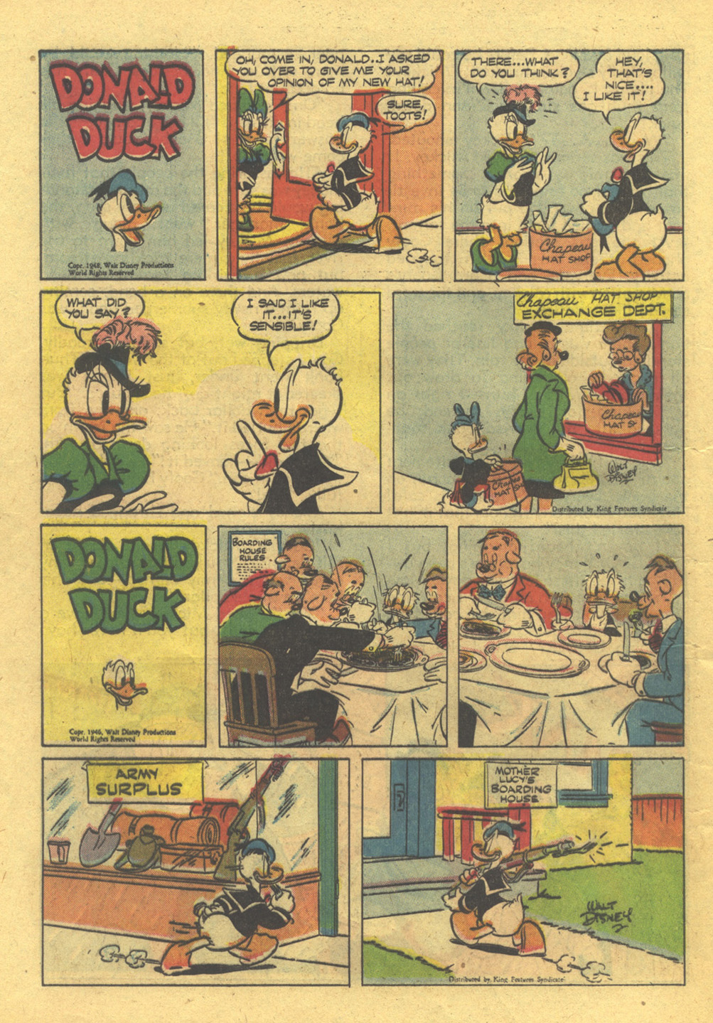 Read online Walt Disney's Comics and Stories comic -  Issue #126 - 36