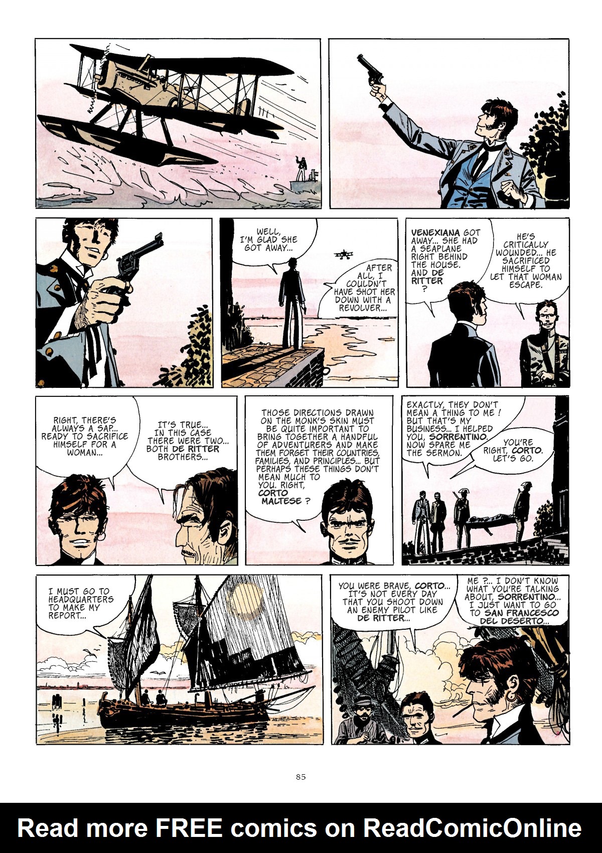 Read online Corto Maltese comic -  Issue # TPB 6 - 80
