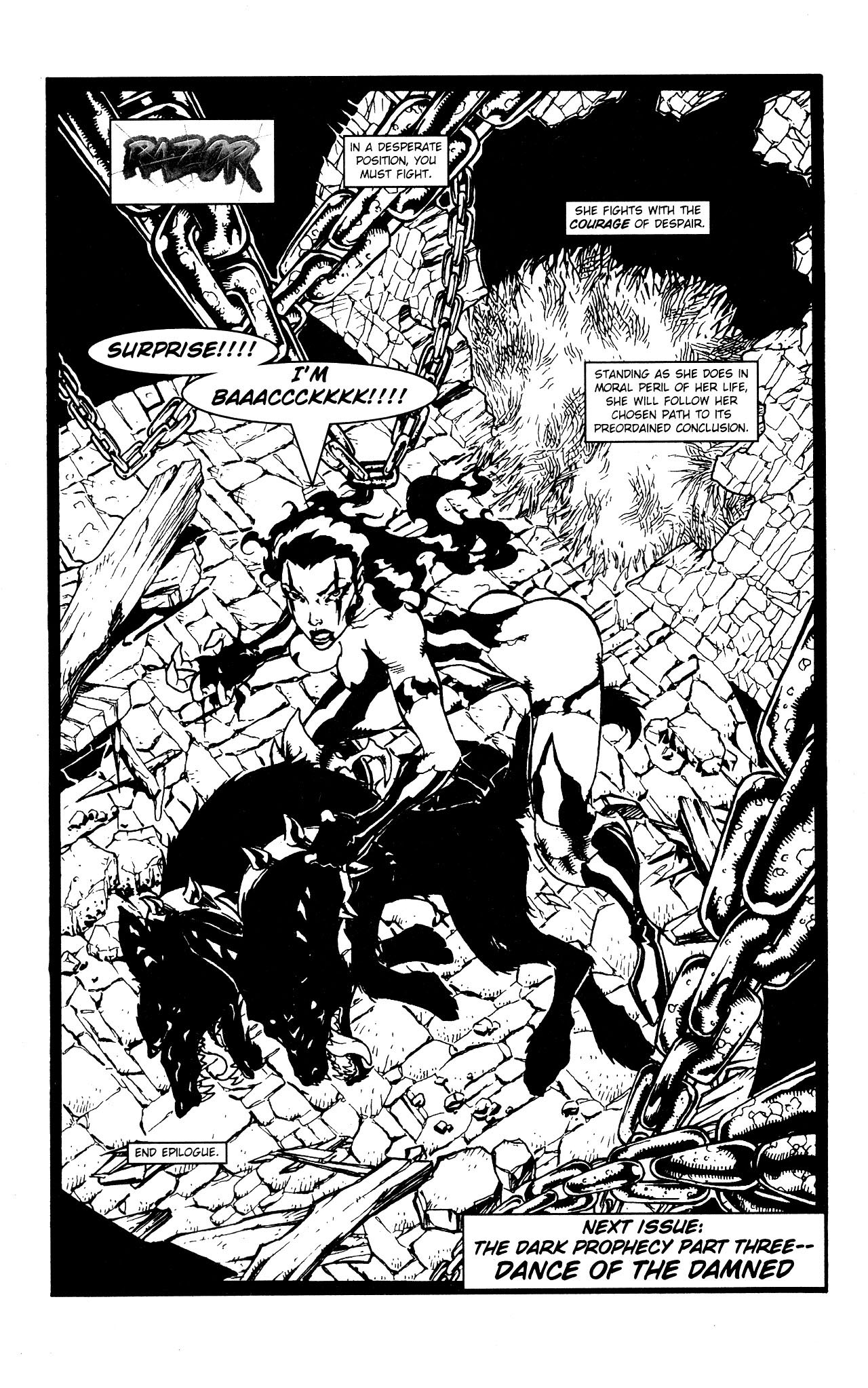 Read online Razor and Warrior Nun Areala: Dark Prophecy comic -  Issue #2 - 18