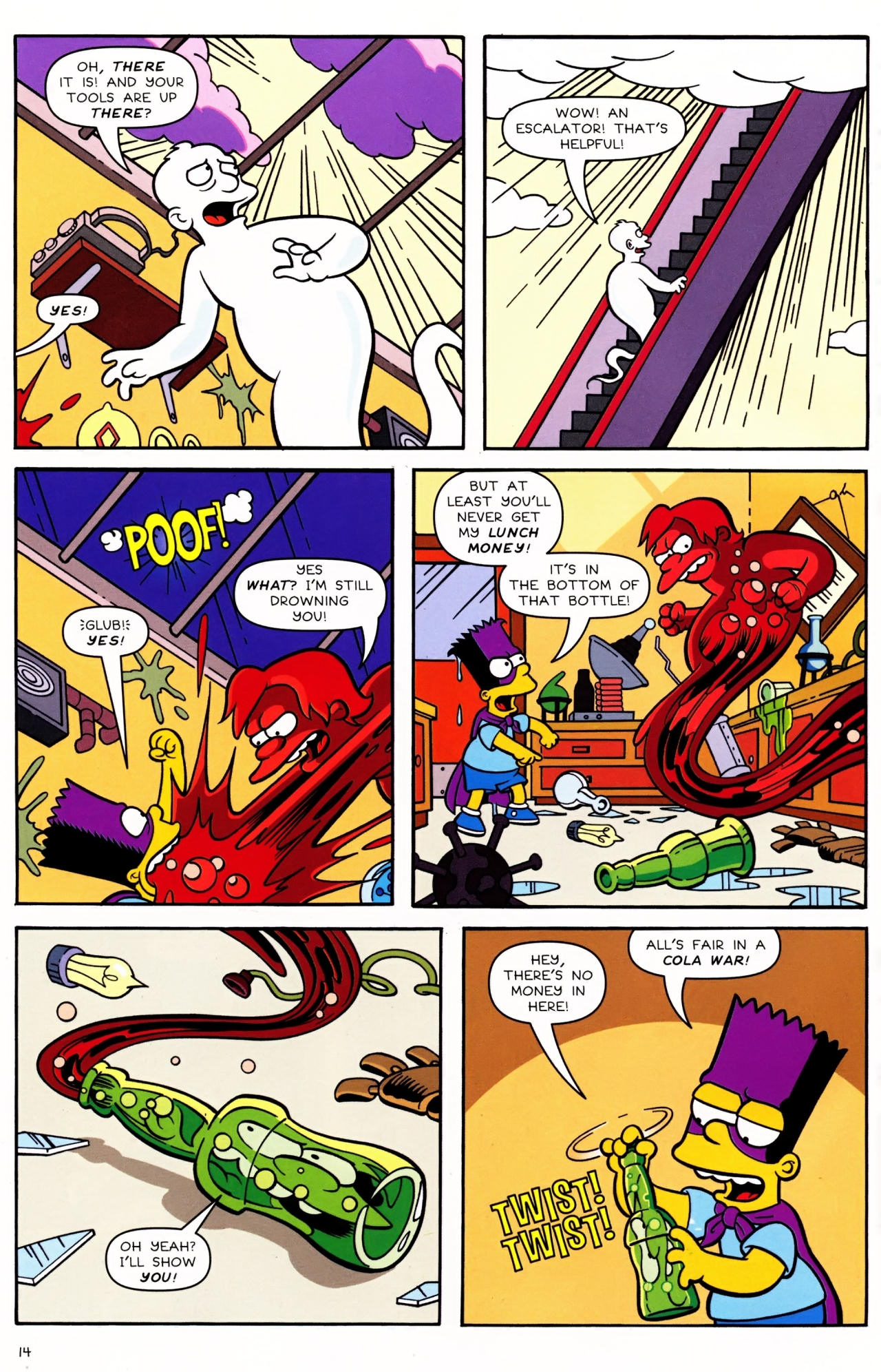 Read online Bongo Comics Presents Simpsons Super Spectacular comic -  Issue #7 - 16