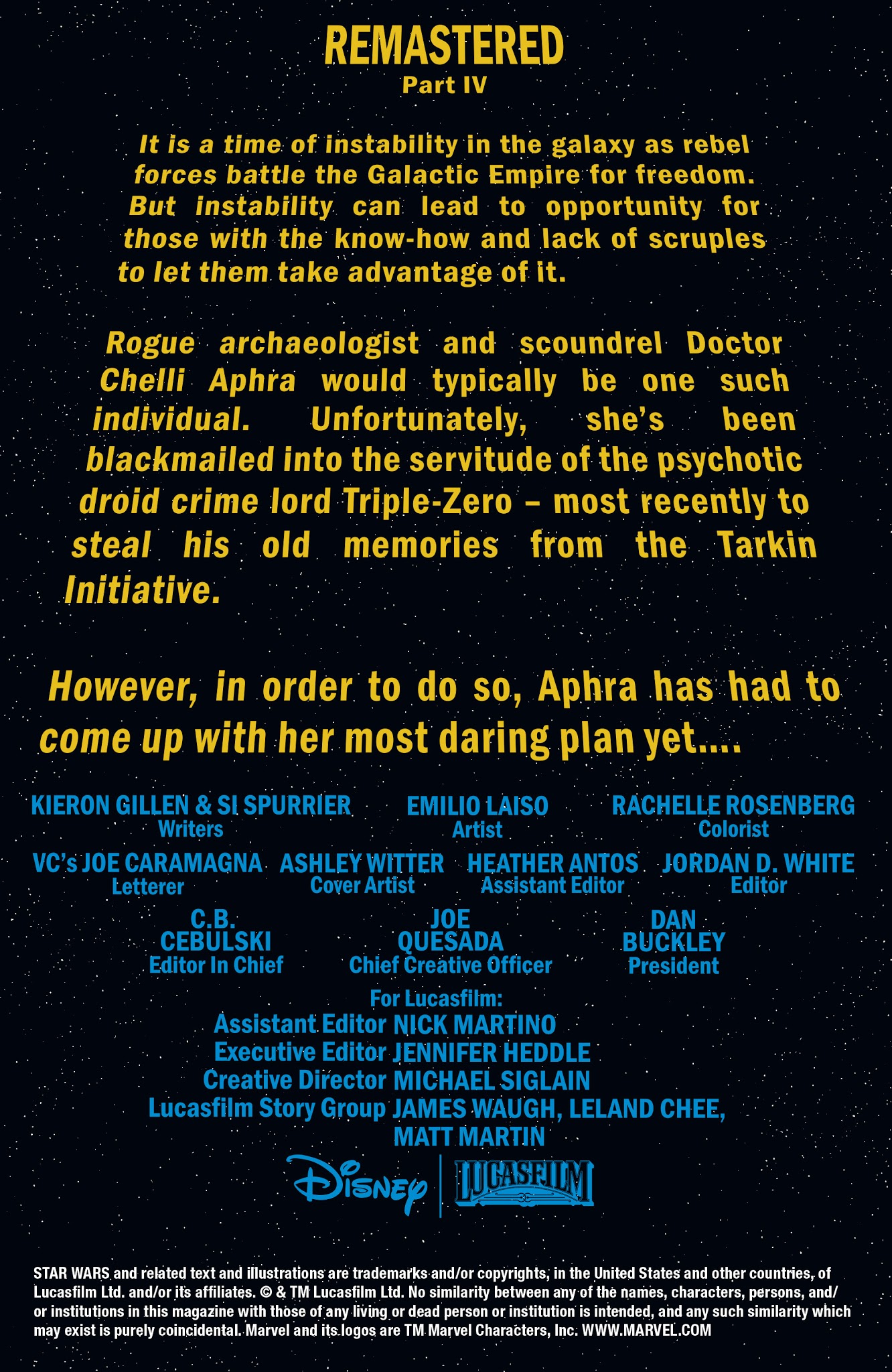 Read online Doctor Aphra comic -  Issue #17 - 2