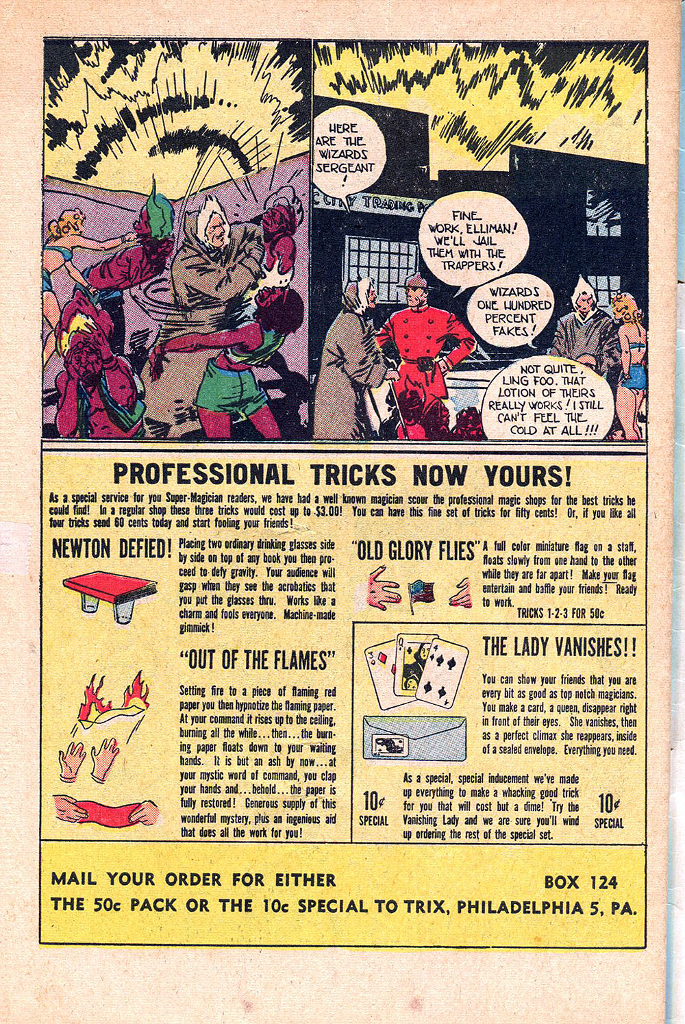 Read online Super-Magician Comics comic -  Issue #55 - 50