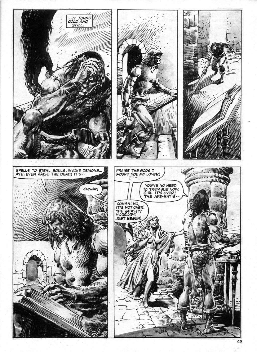 Read online The Savage Sword Of Conan comic -  Issue #96 - 43