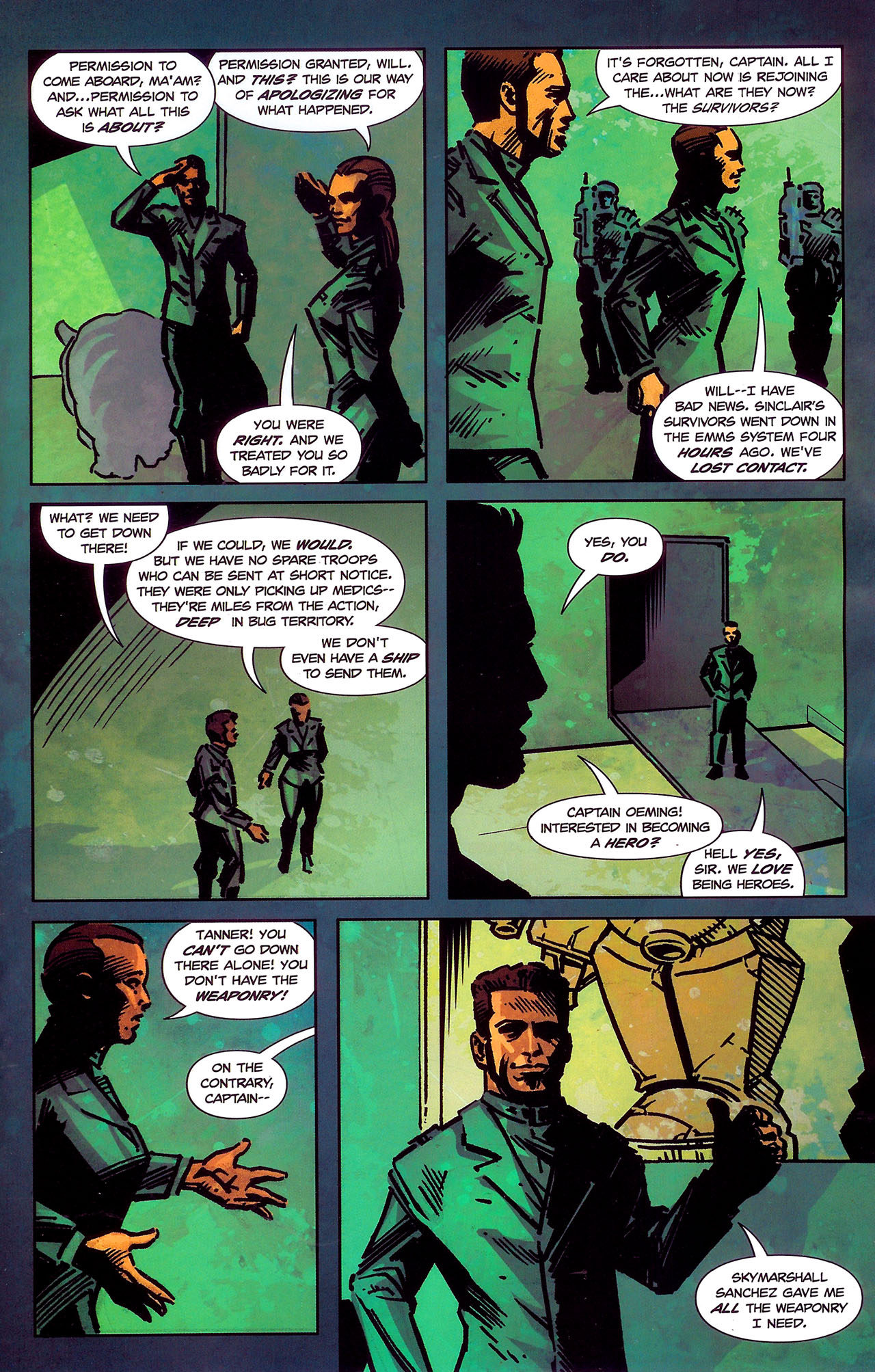 Read online Starship Troopers: Damaged Justice comic -  Issue #4 - 15