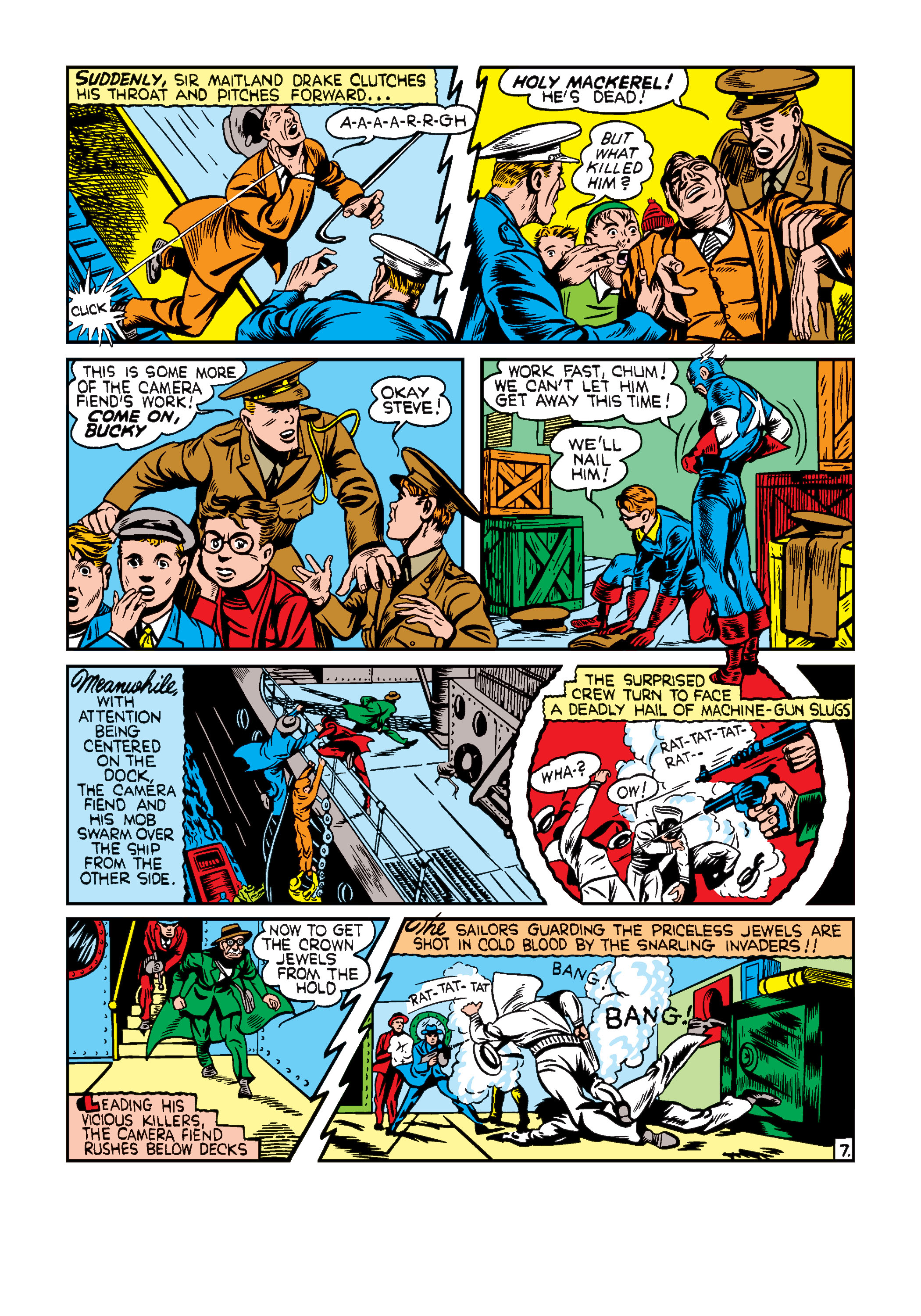 Read online Captain America Comics comic -  Issue #6 - 9