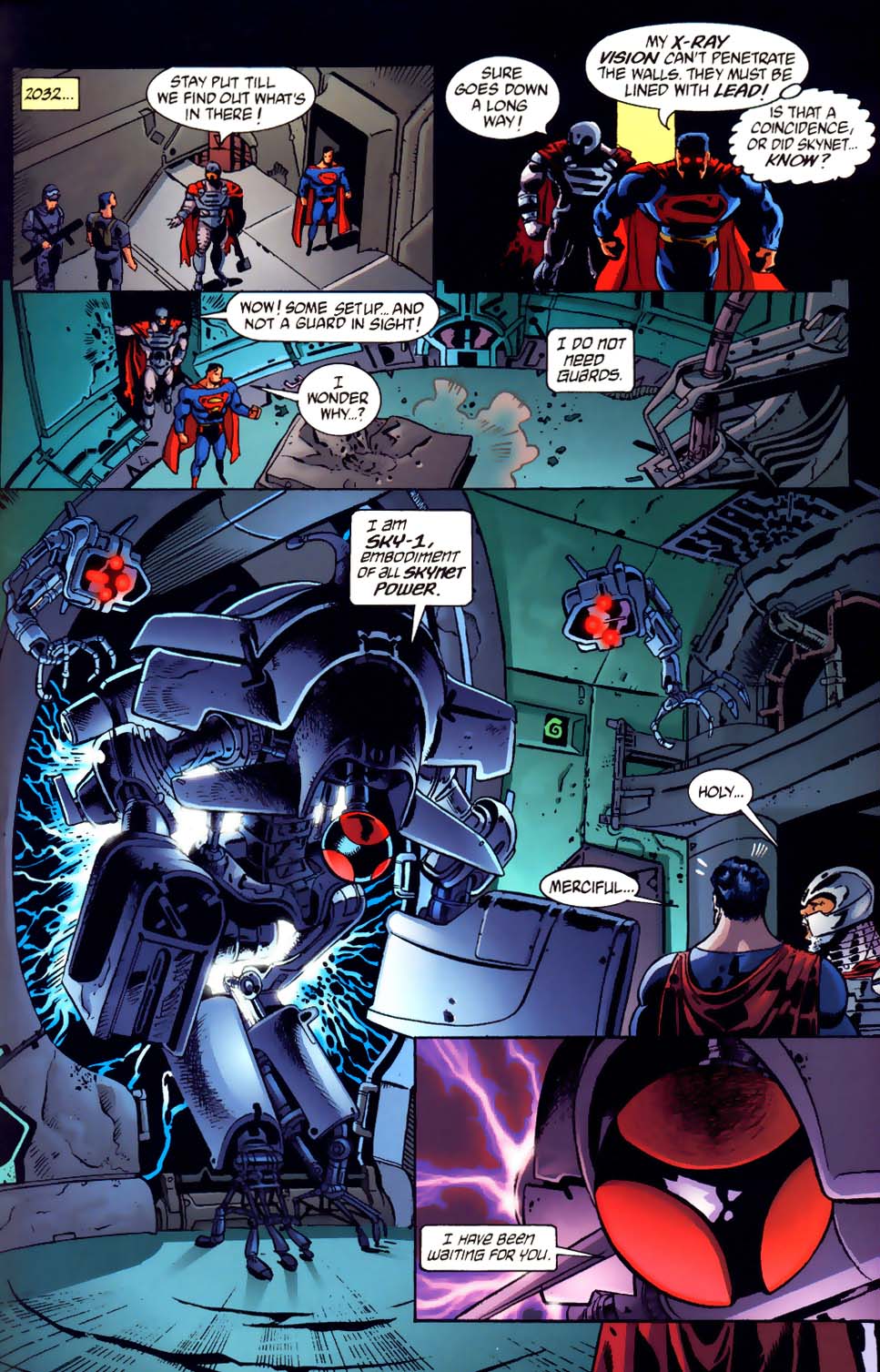 Read online Superman vs. The Terminator: Death to the Future comic -  Issue #2 - 22