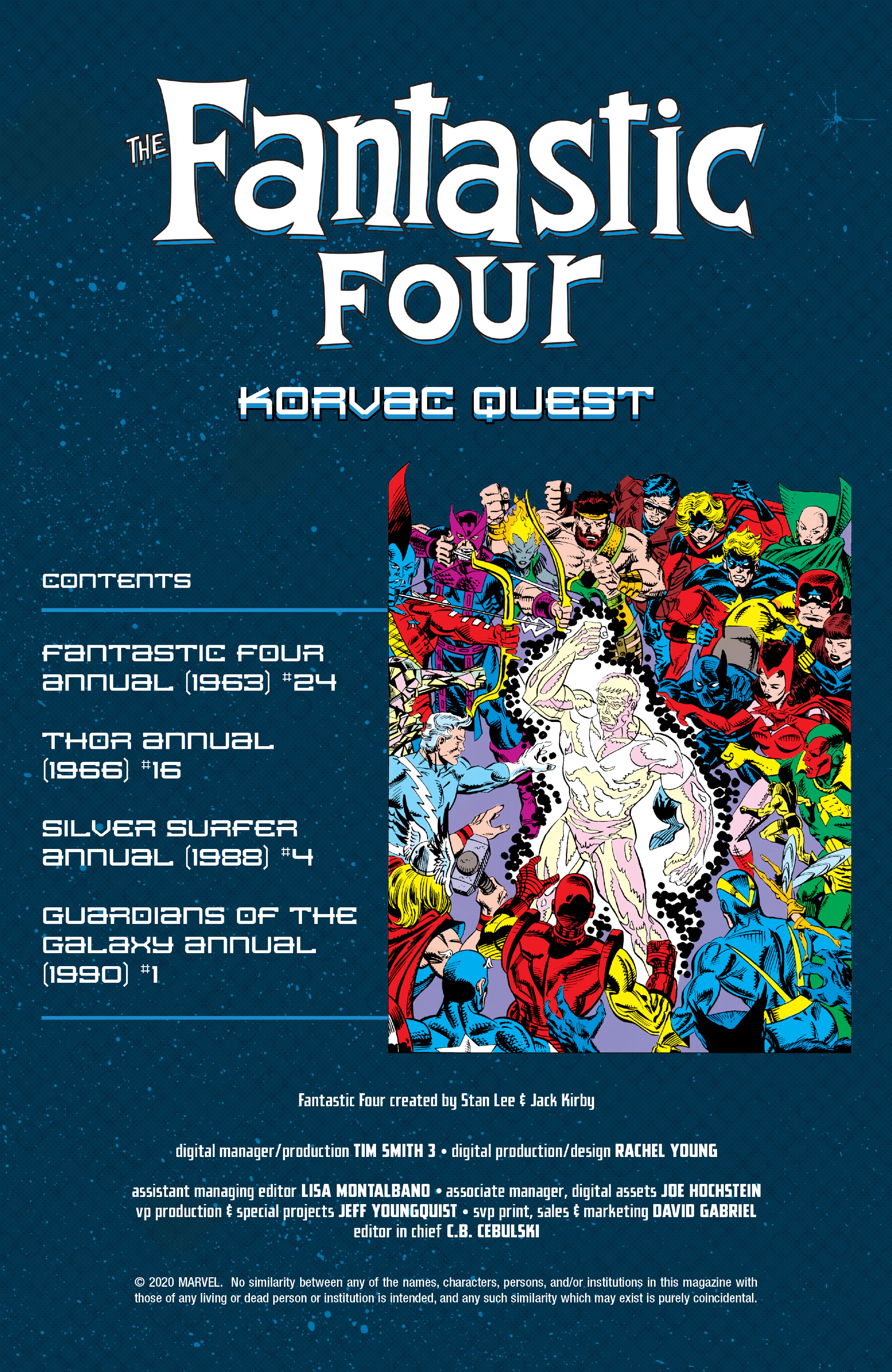Read online Fantastic Four: Korvac Quest comic -  Issue # TPB - 2
