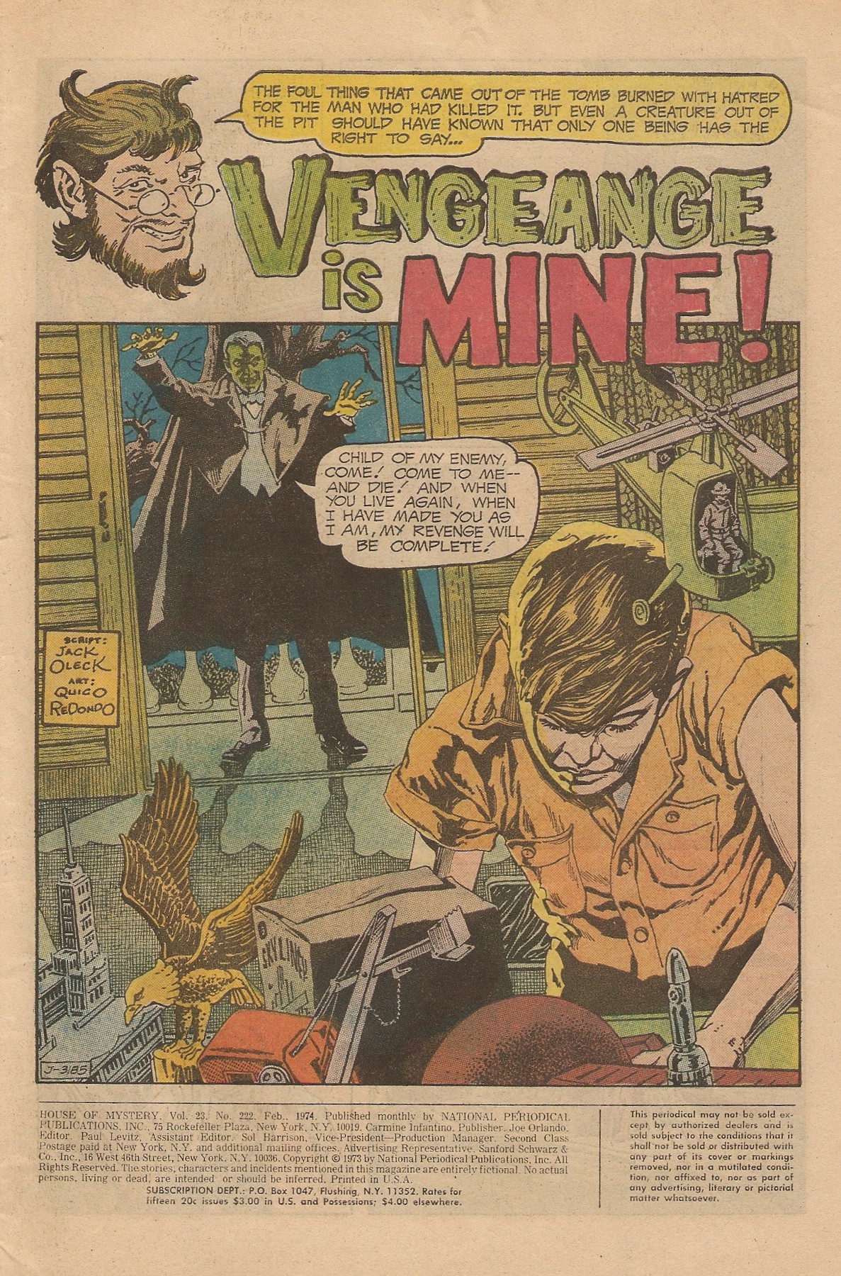 Read online House of Mystery (1951) comic -  Issue #222 - 4