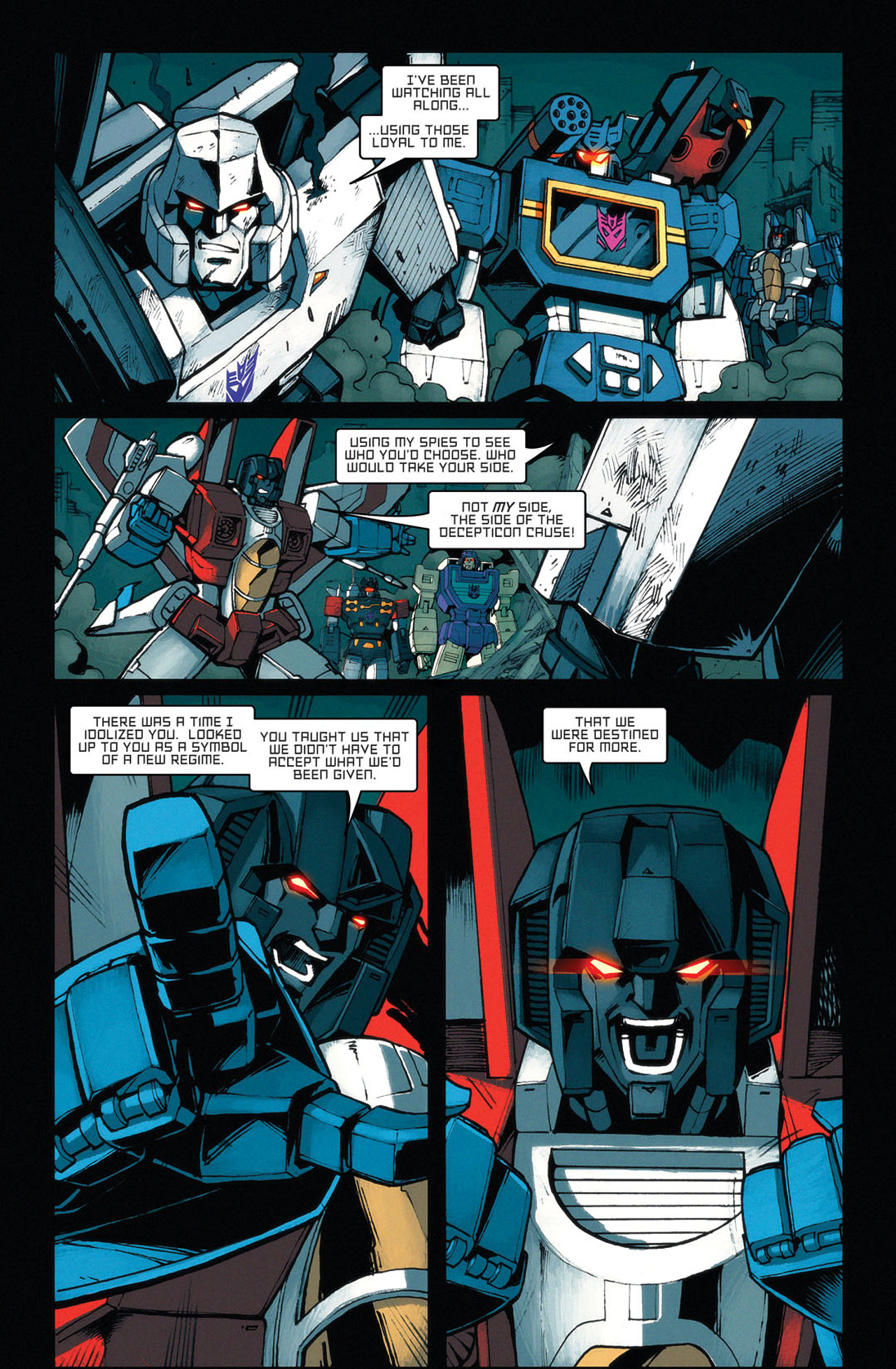 Read online The Transformers: All Hail Megatron comic -  Issue #10 - 11