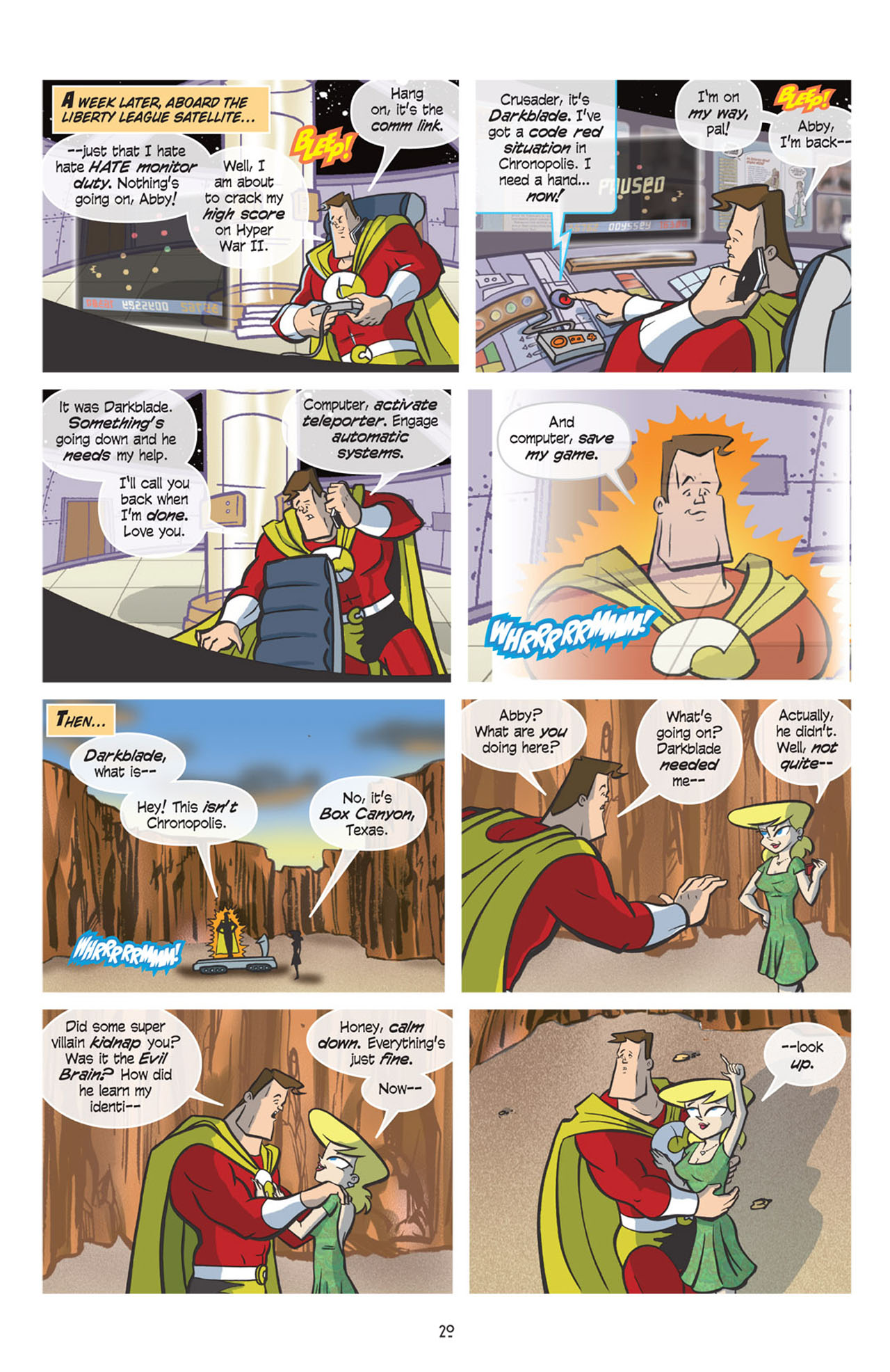 Read online Love and Capes comic -  Issue #4 - 21