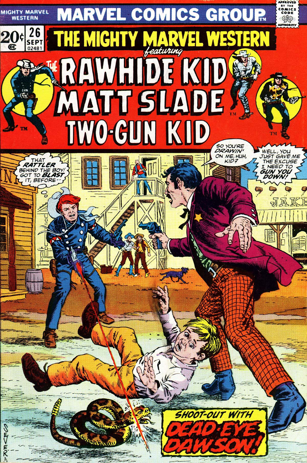 Read online The Mighty Marvel Western comic -  Issue #26 - 1