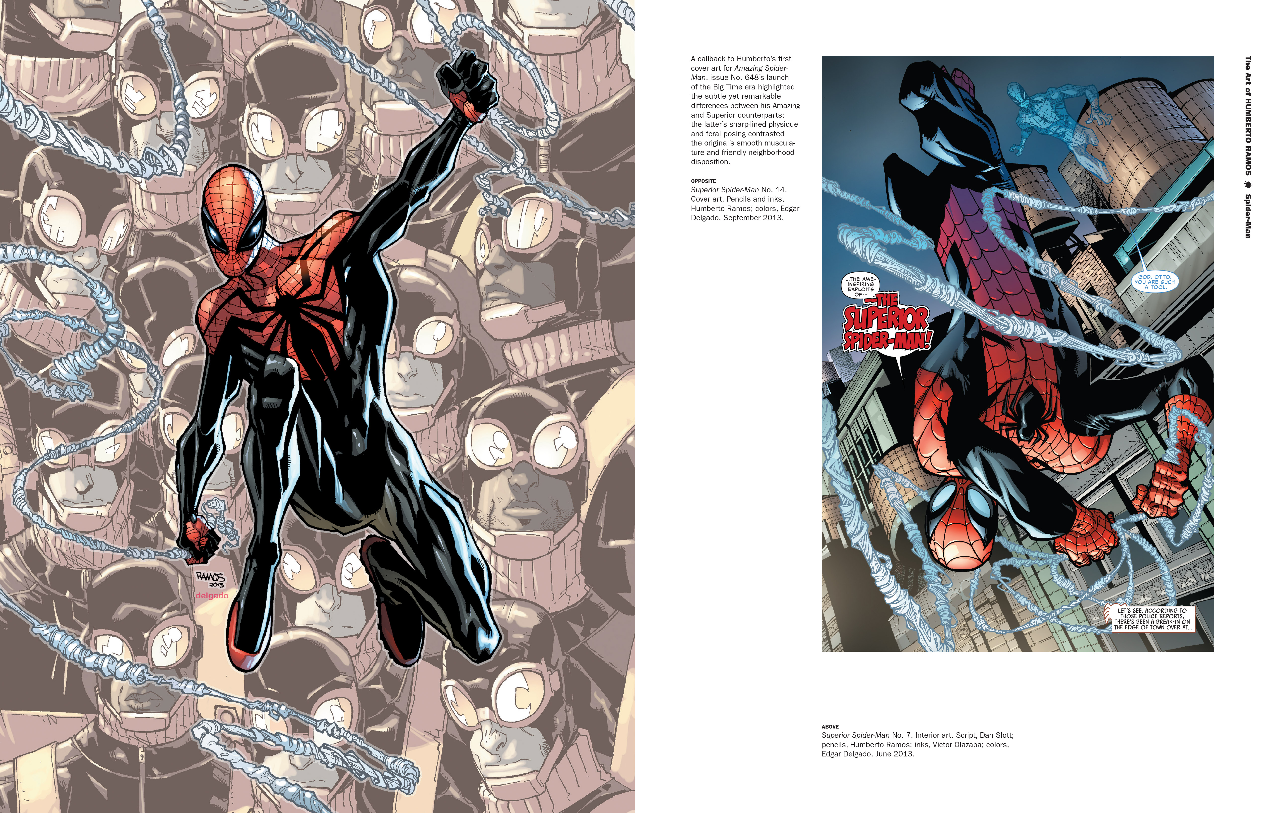 Read online Marvel Monograph: The Art of Humberto Ramos: Spider-Man comic -  Issue # TPB - 50