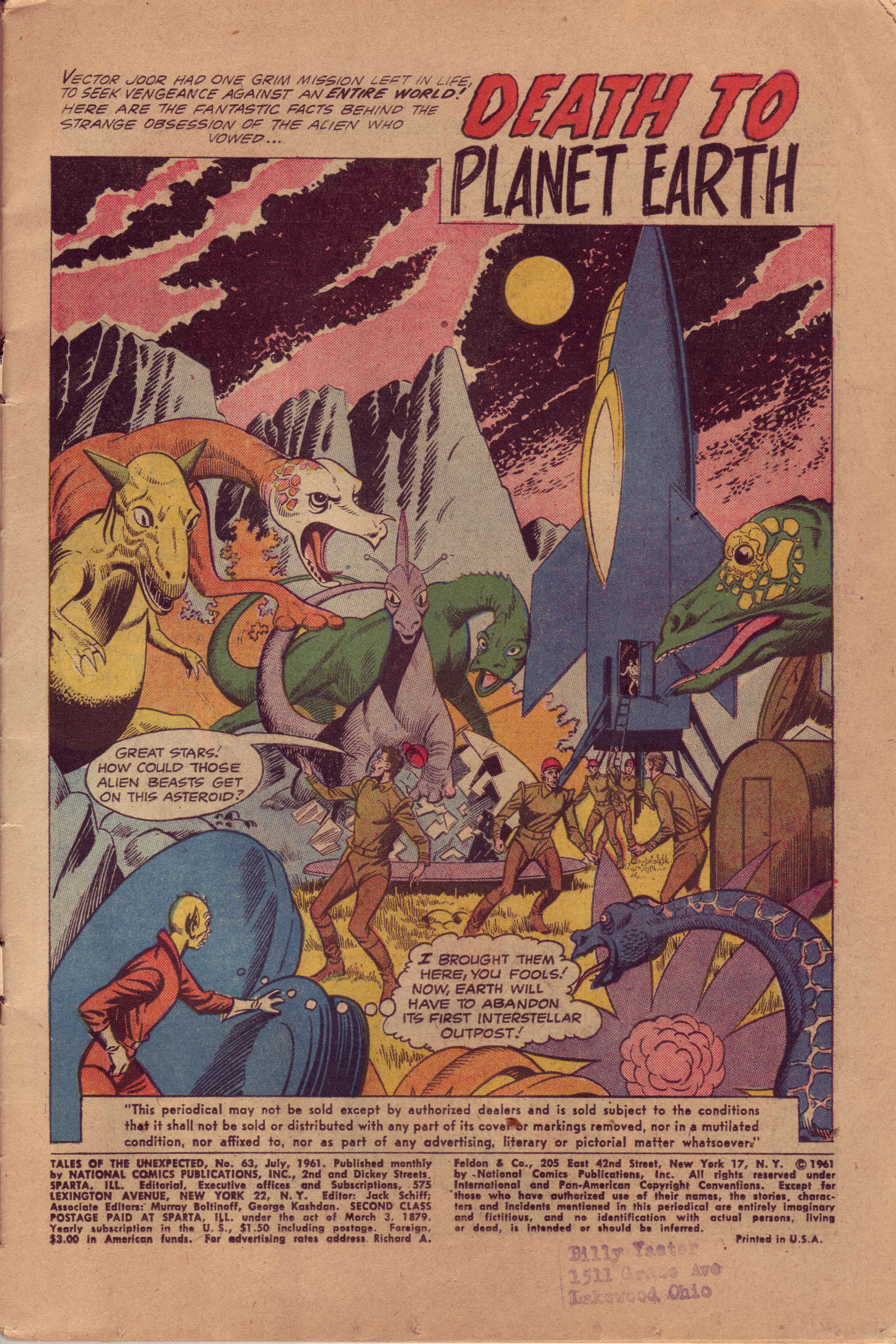 Read online Tales of the Unexpected comic -  Issue #63 - 3