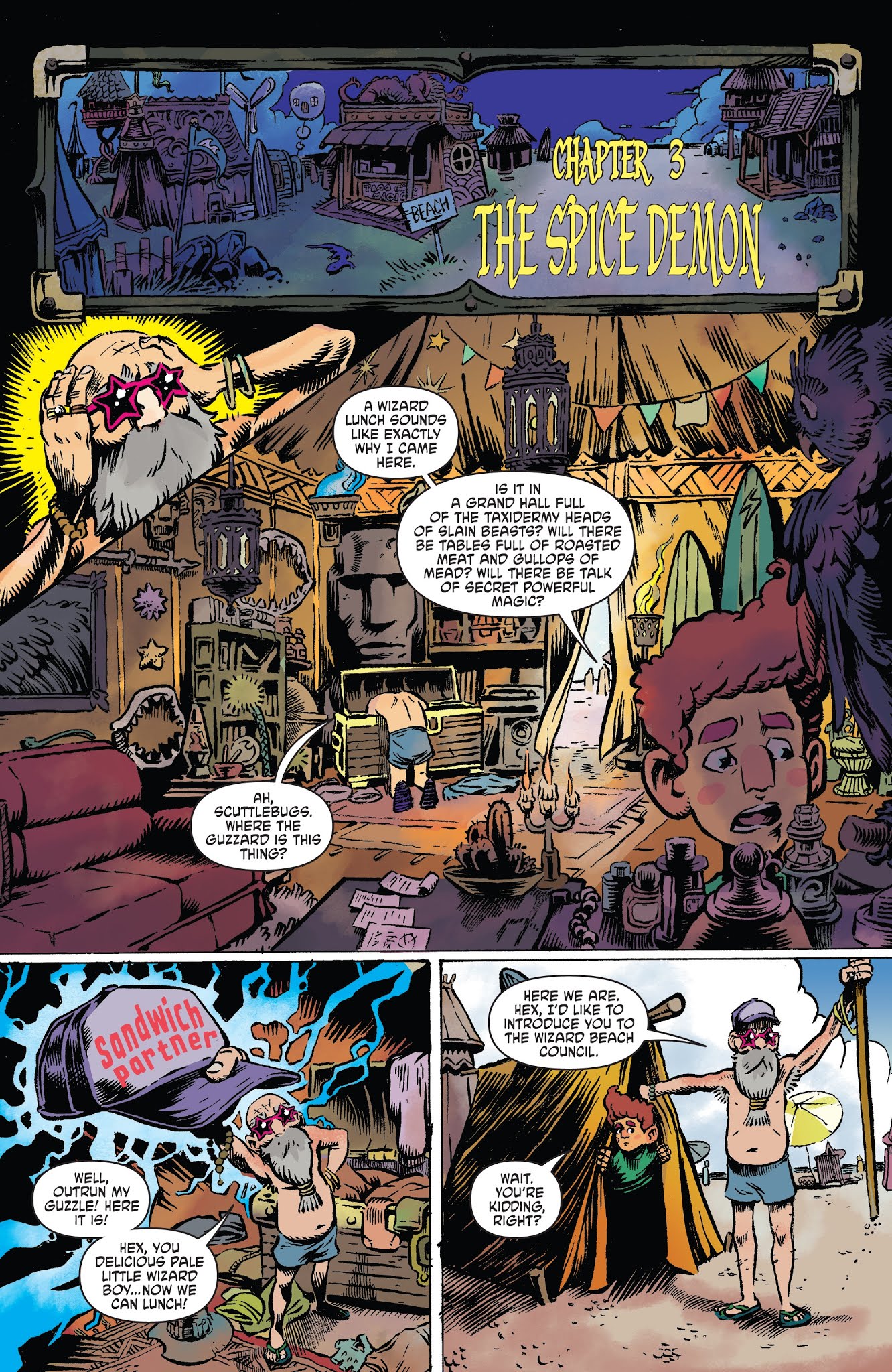 Read online Wizard Beach comic -  Issue #1 - 17