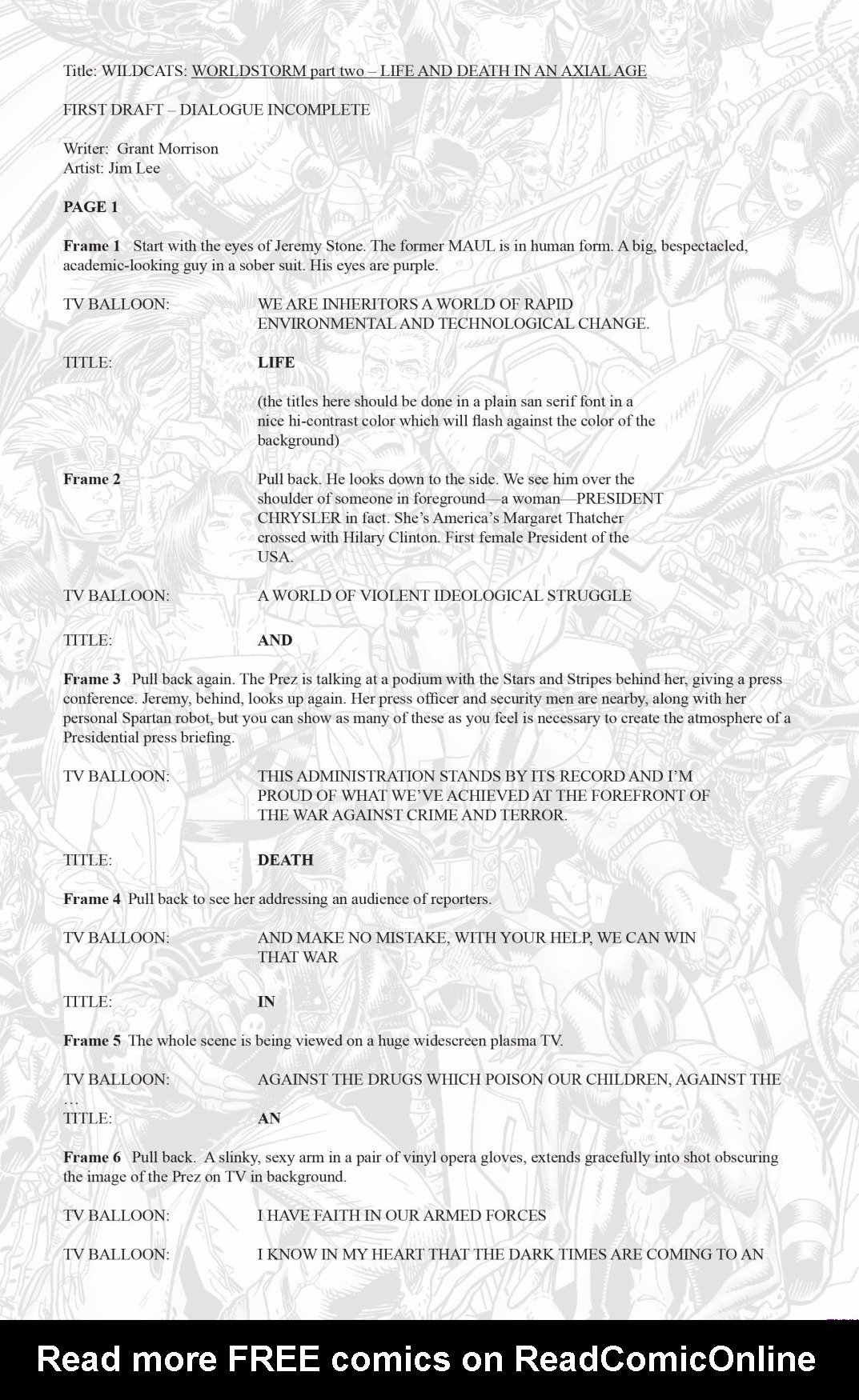Read online Wildstorm: A Celebration of 25 Years comic -  Issue # TPB - 187