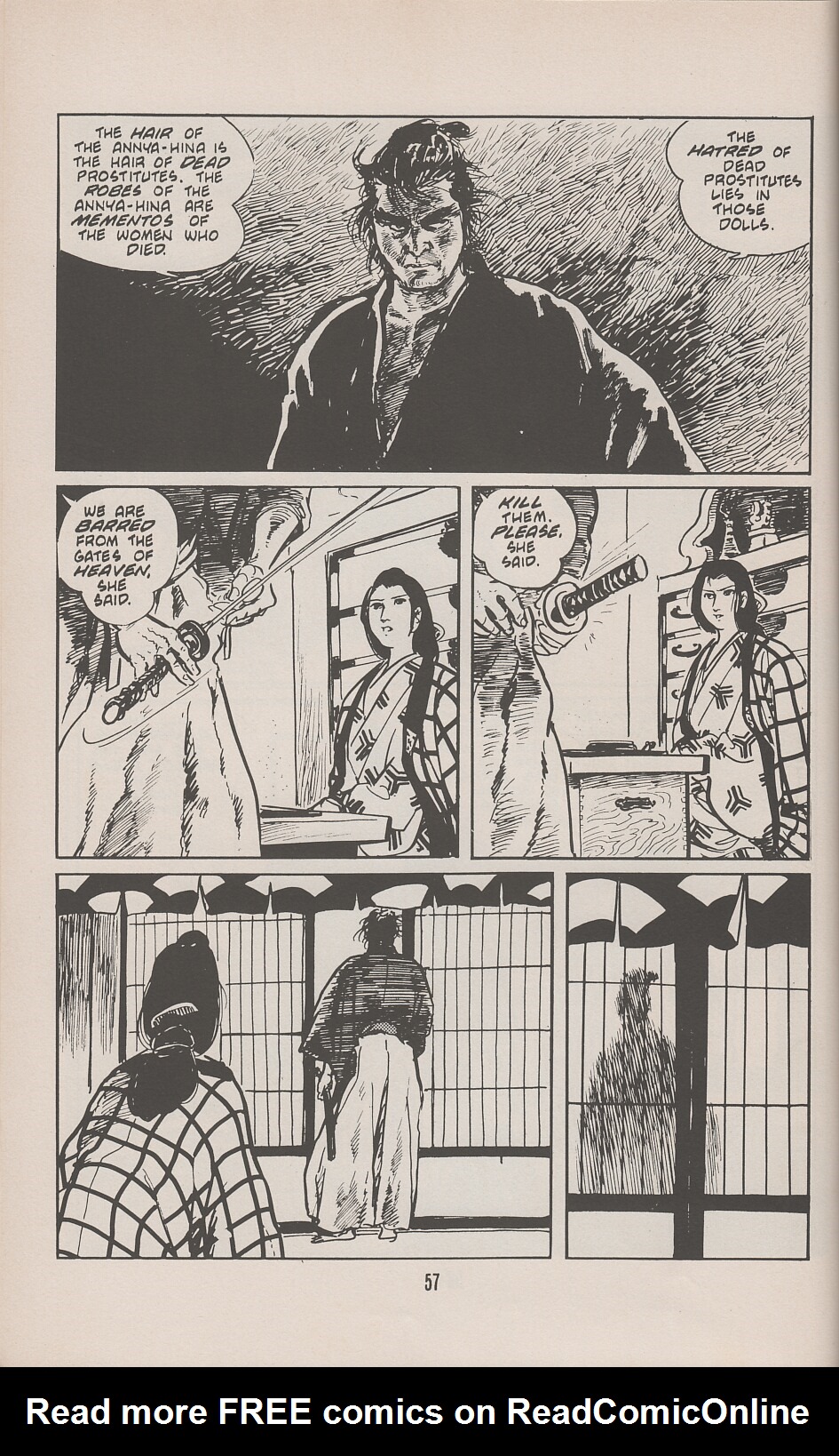 Read online Lone Wolf and Cub comic -  Issue #7 - 62