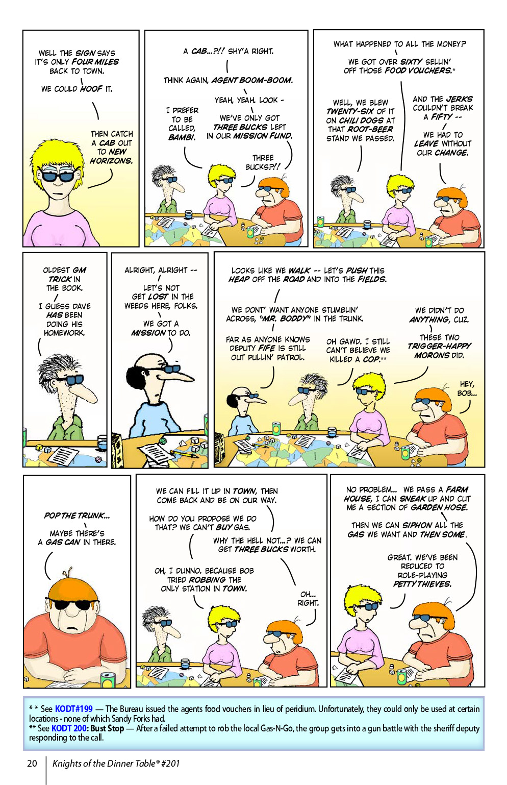 Read online Knights of the Dinner Table comic -  Issue #201 - 22