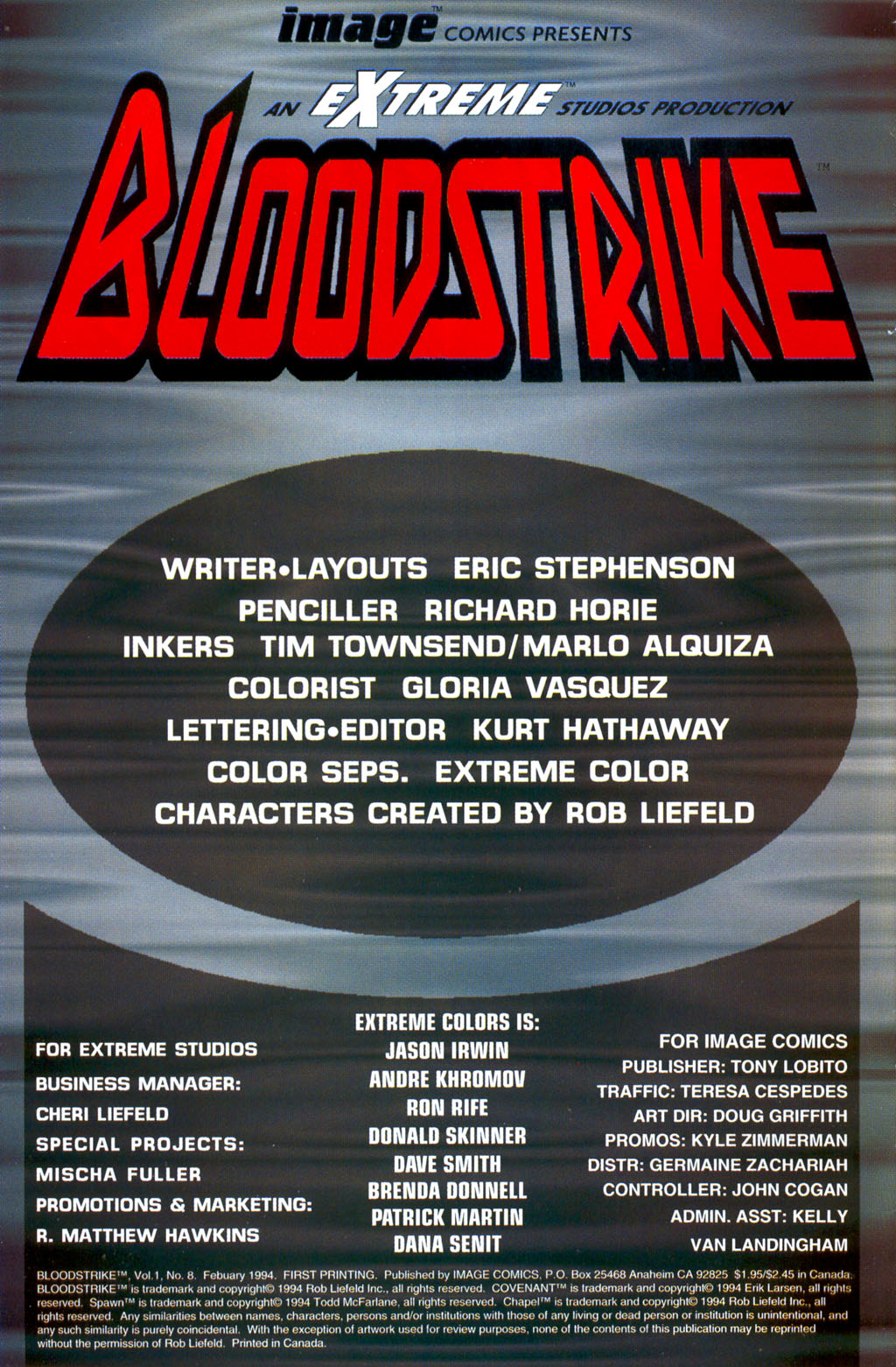 Read online Bloodstrike (1993) comic -  Issue #8 - 2