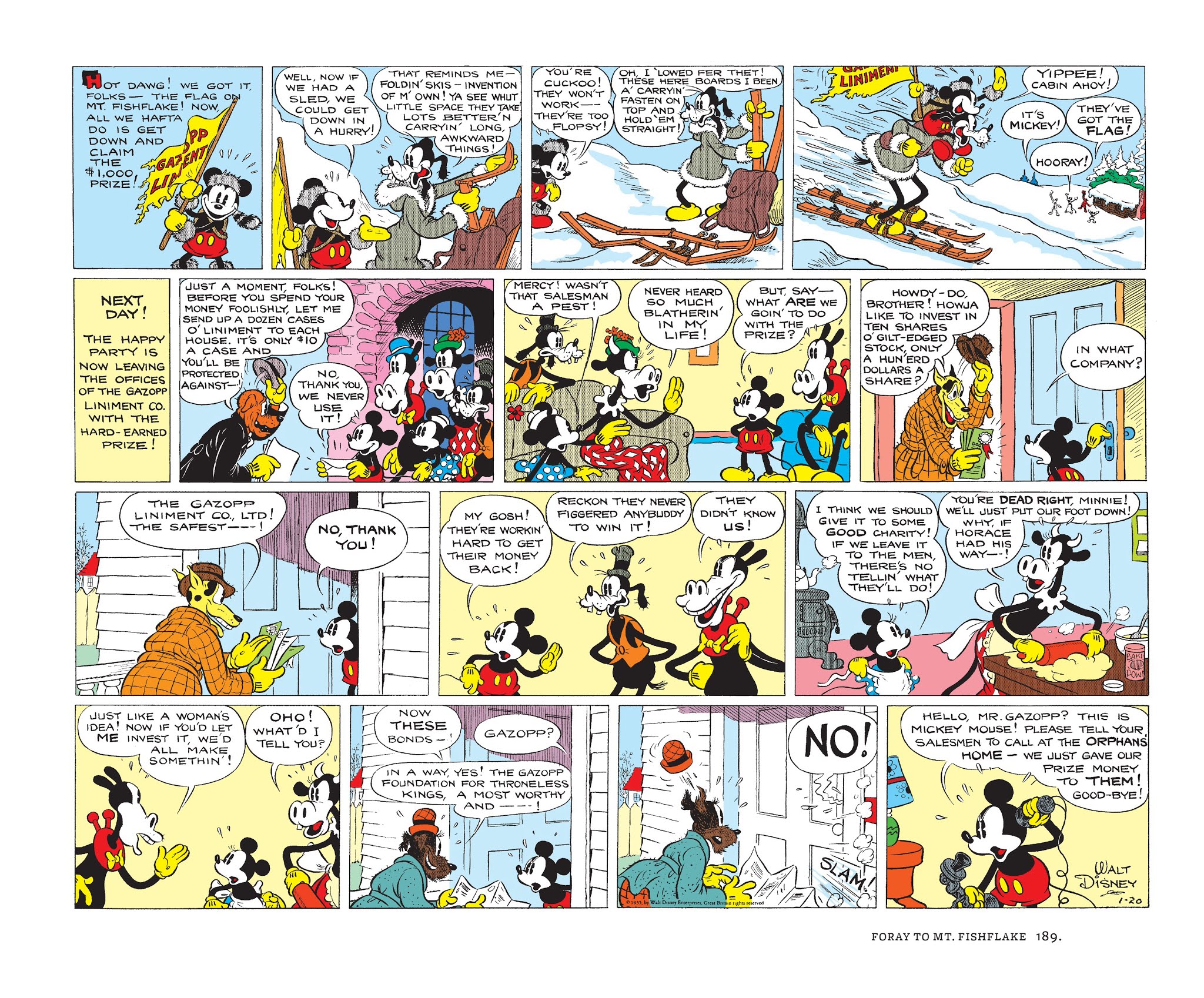 Read online Walt Disney's Mickey Mouse Color Sundays comic -  Issue # TPB 1 (Part 2) - 89