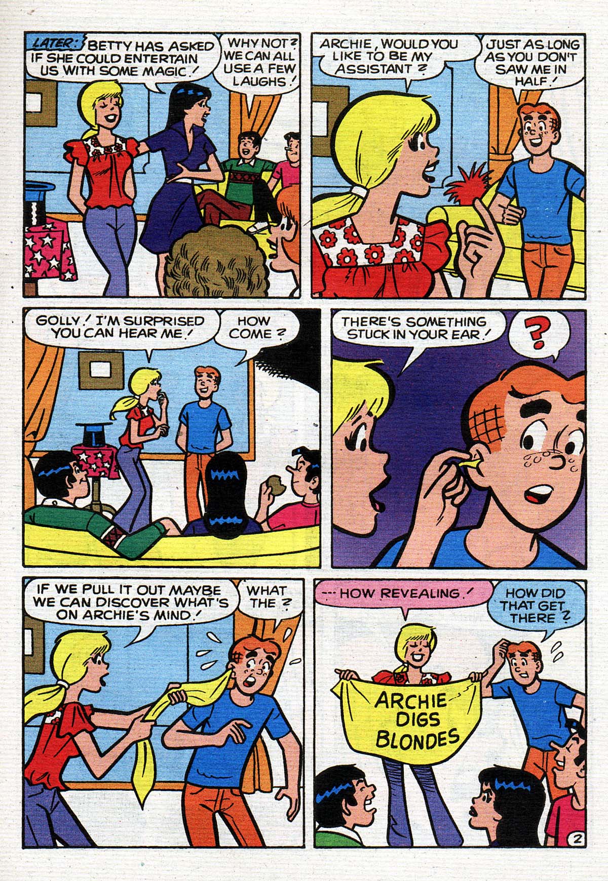 Read online Betty and Veronica Digest Magazine comic -  Issue #54 - 110