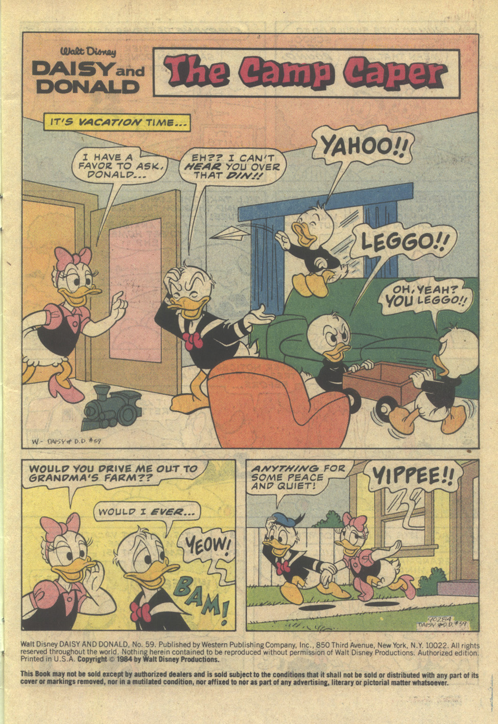 Read online Walt Disney Daisy and Donald comic -  Issue #59 - 3