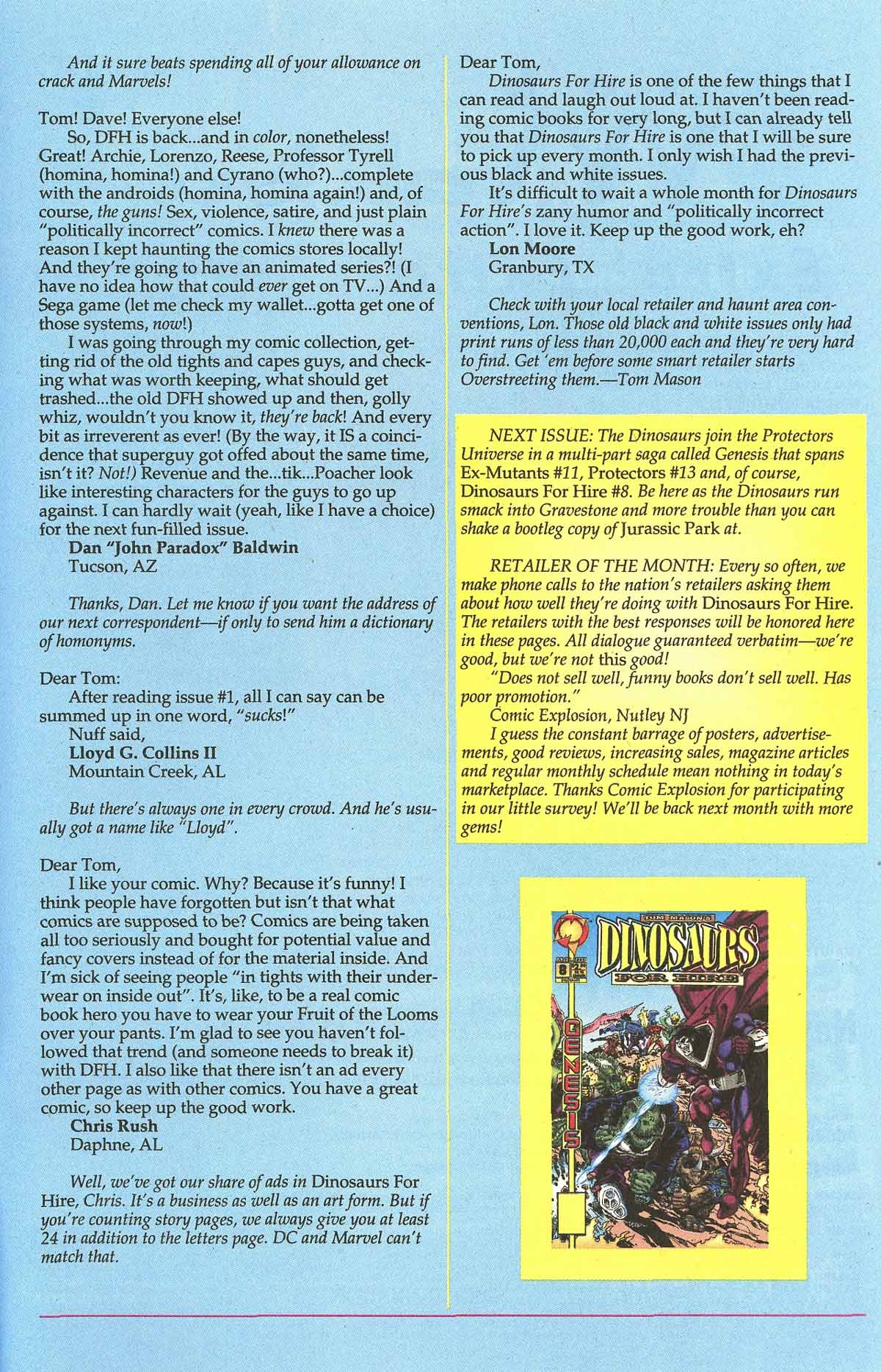 Read online Dinosaurs For Hire comic -  Issue #7 - 32