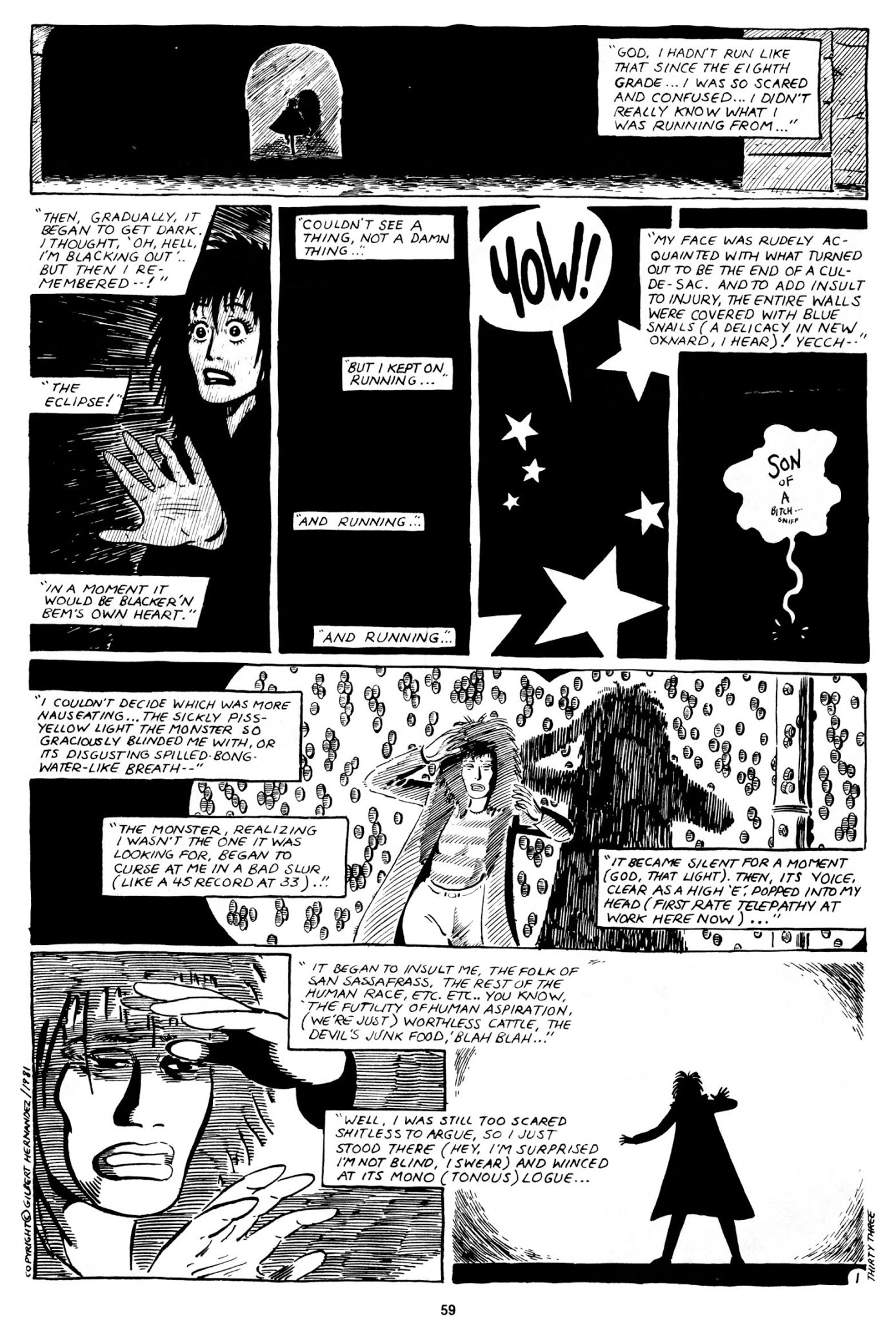 Read online Love and Rockets (1982) comic -  Issue #1 - 59