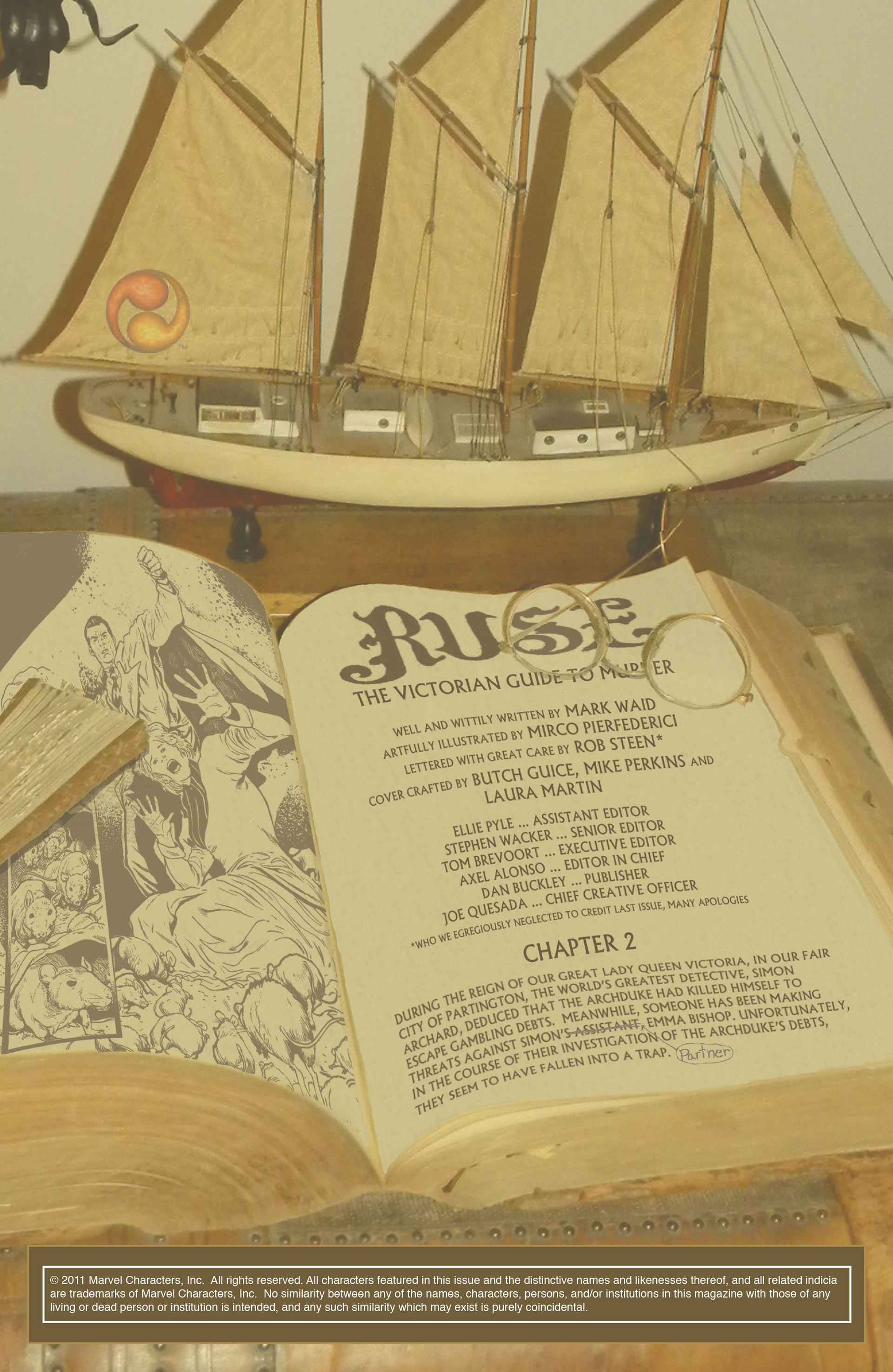 Read online Ruse (2011) comic -  Issue #2 - 2