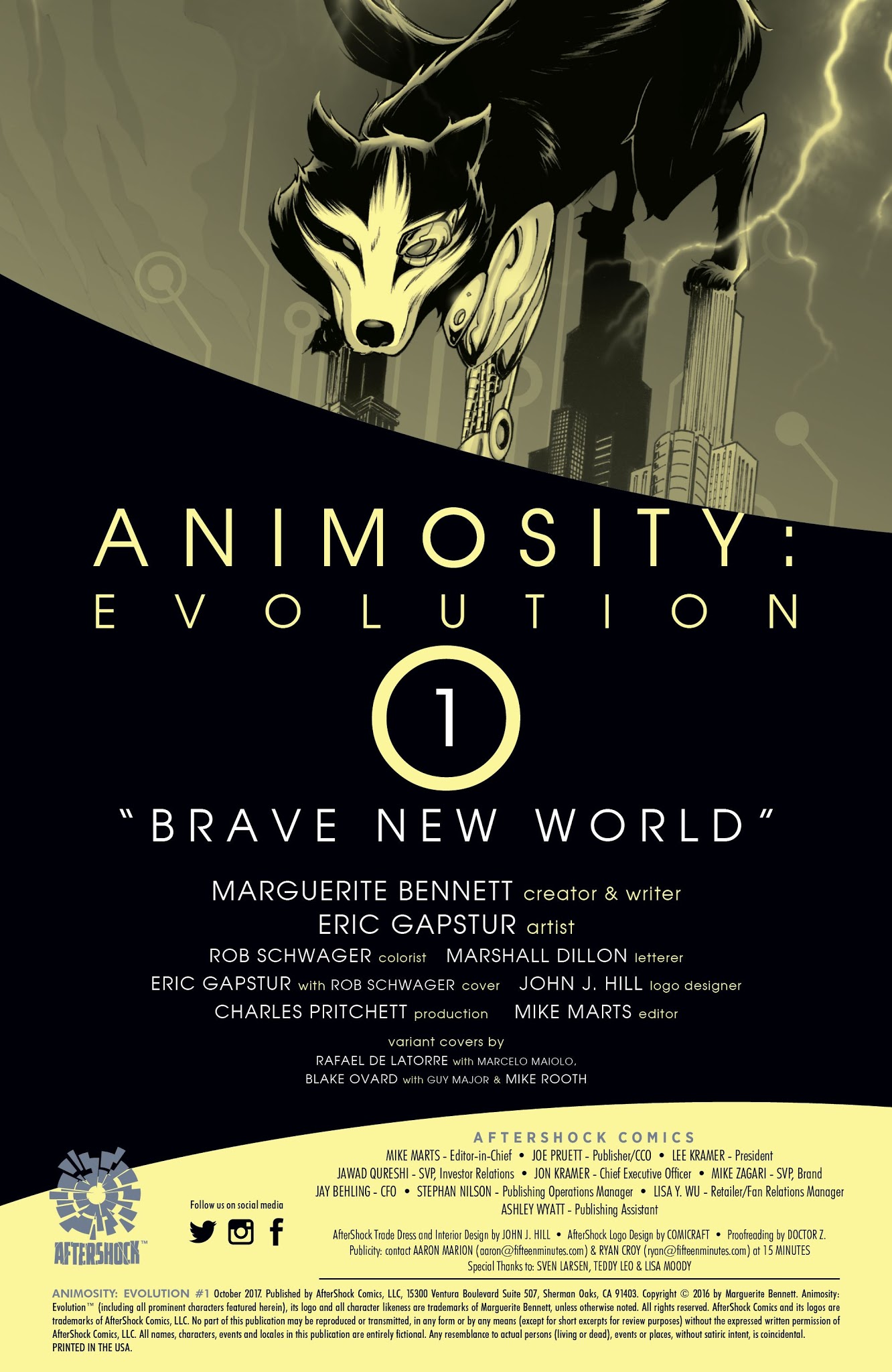 Read online Animosity: Evolution comic -  Issue #1 - 2