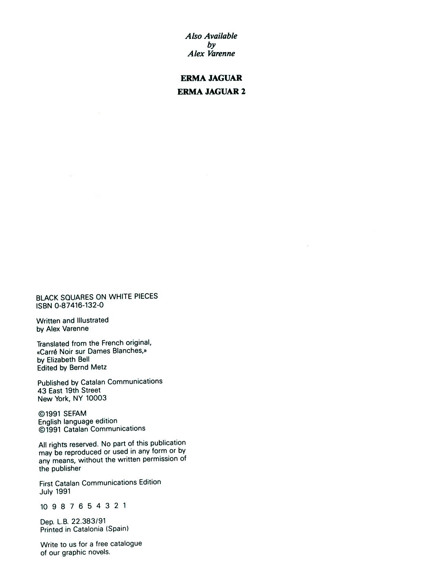 Read online Black Squares On White Pieces comic -  Issue # Full - 4