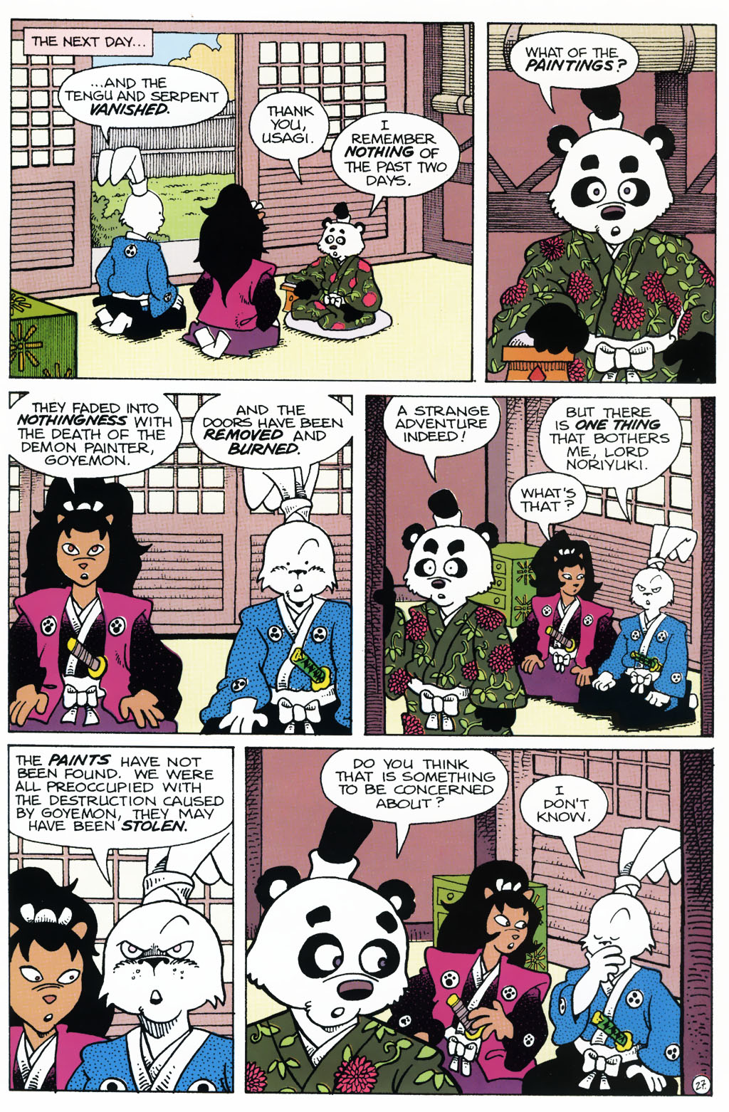 Read online Usagi Yojimbo Color Special comic -  Issue #2 - 28
