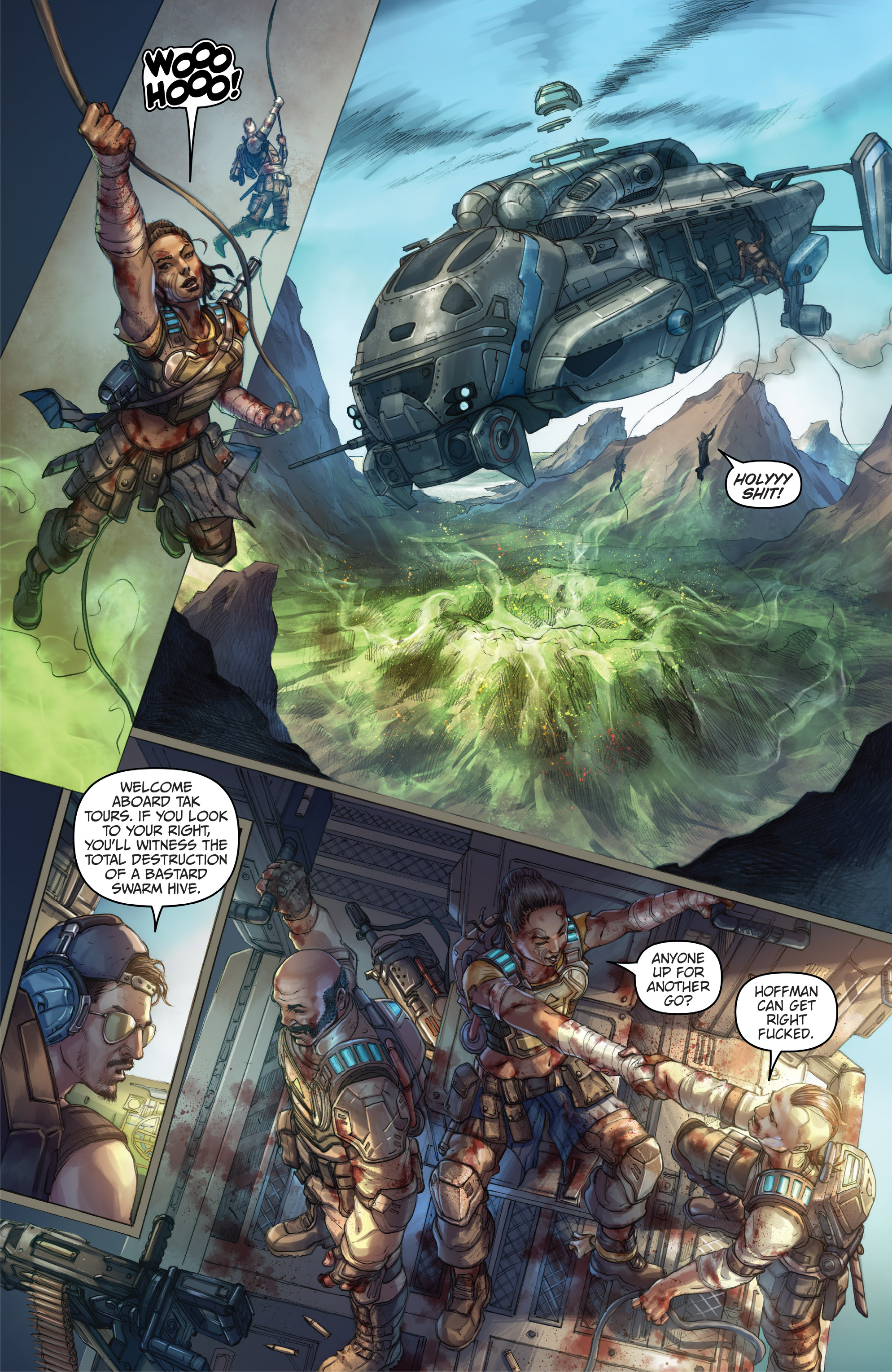Read online Gears of War: Hivebusters comic -  Issue #1 - 16