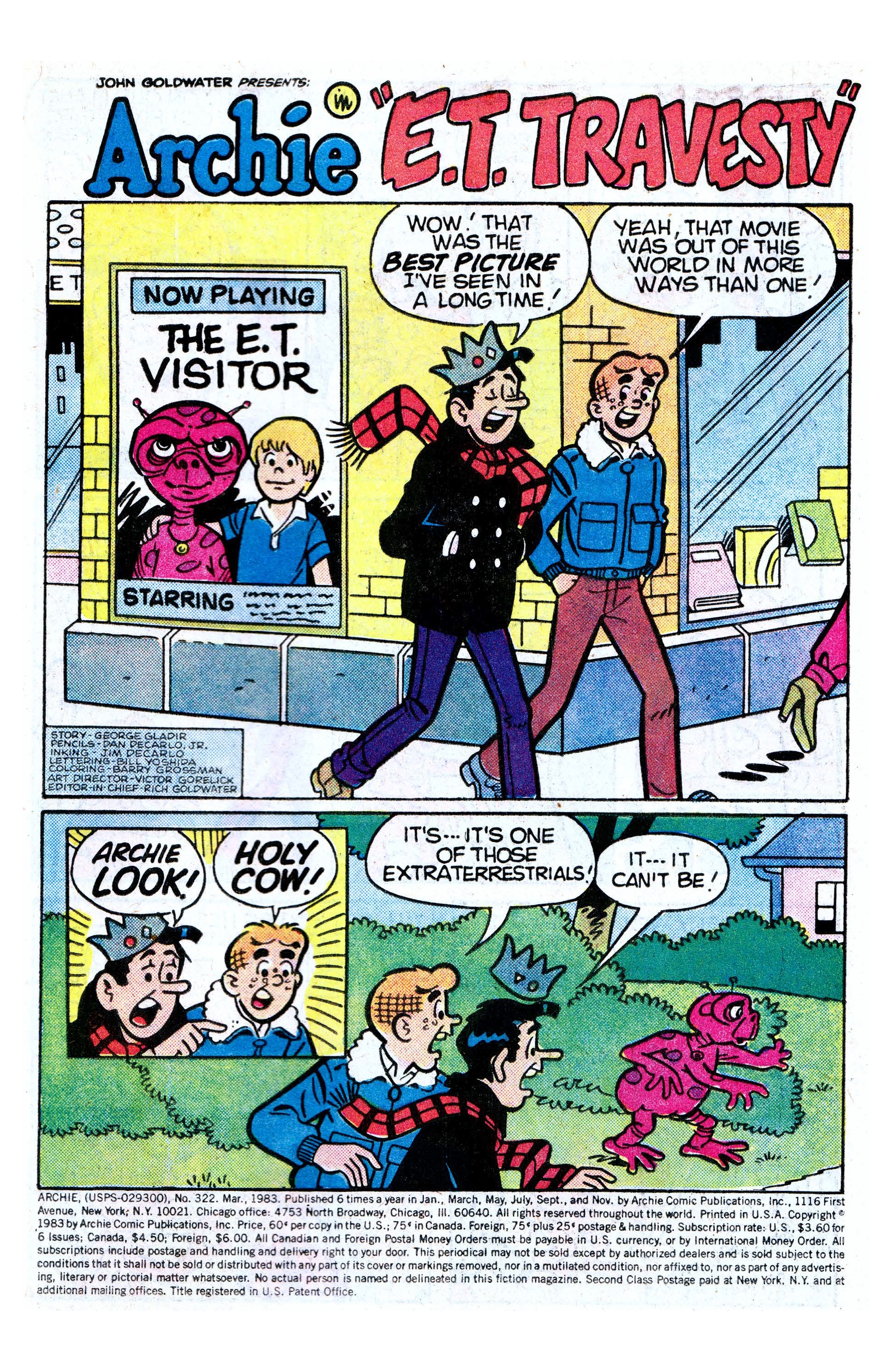 Read online Archie (1960) comic -  Issue #322 - 2