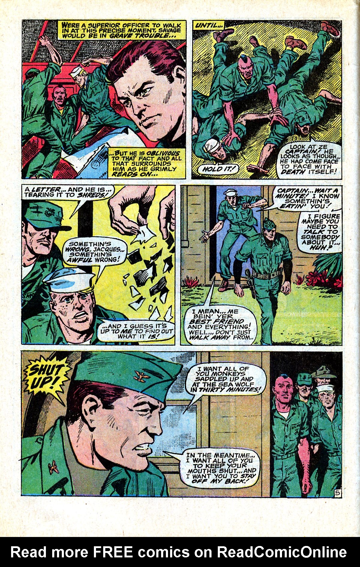 Captain Savage and his Leatherneck Raiders Issue #18 #18 - English 8
