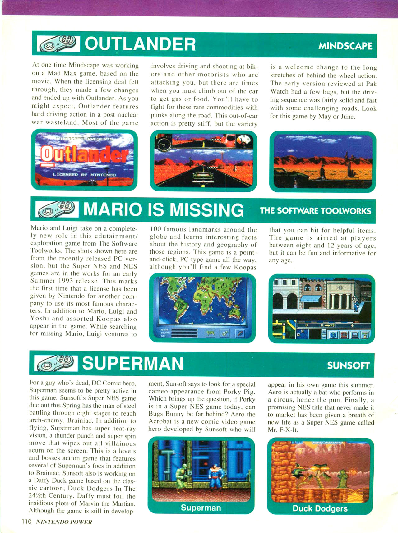 Read online Nintendo Power comic -  Issue #46 - 121