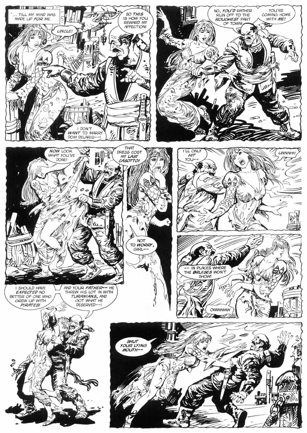 Read online The Savage Sword Of Conan comic -  Issue #225 - 56