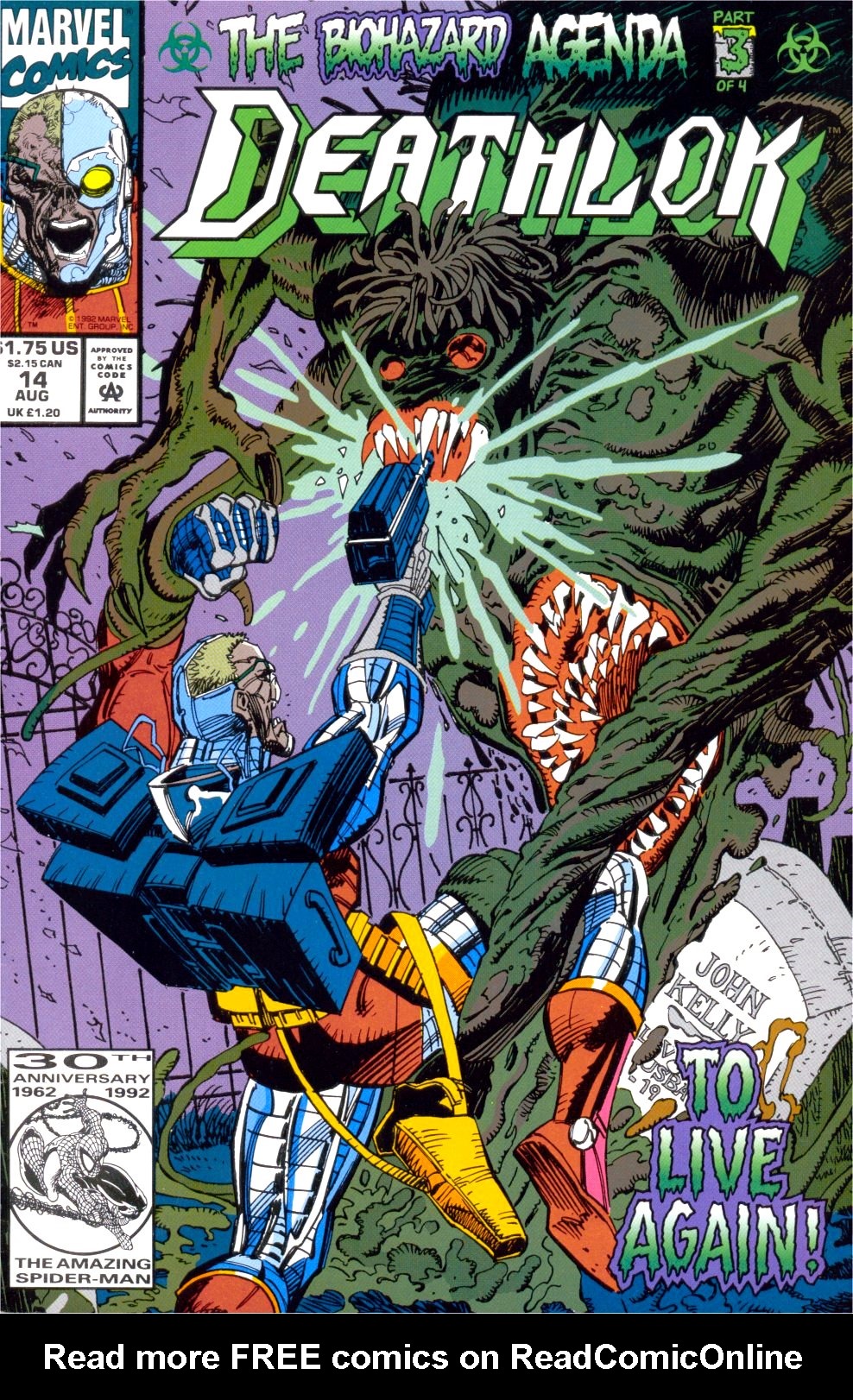 Read online Deathlok (1991) comic -  Issue #14 - 1