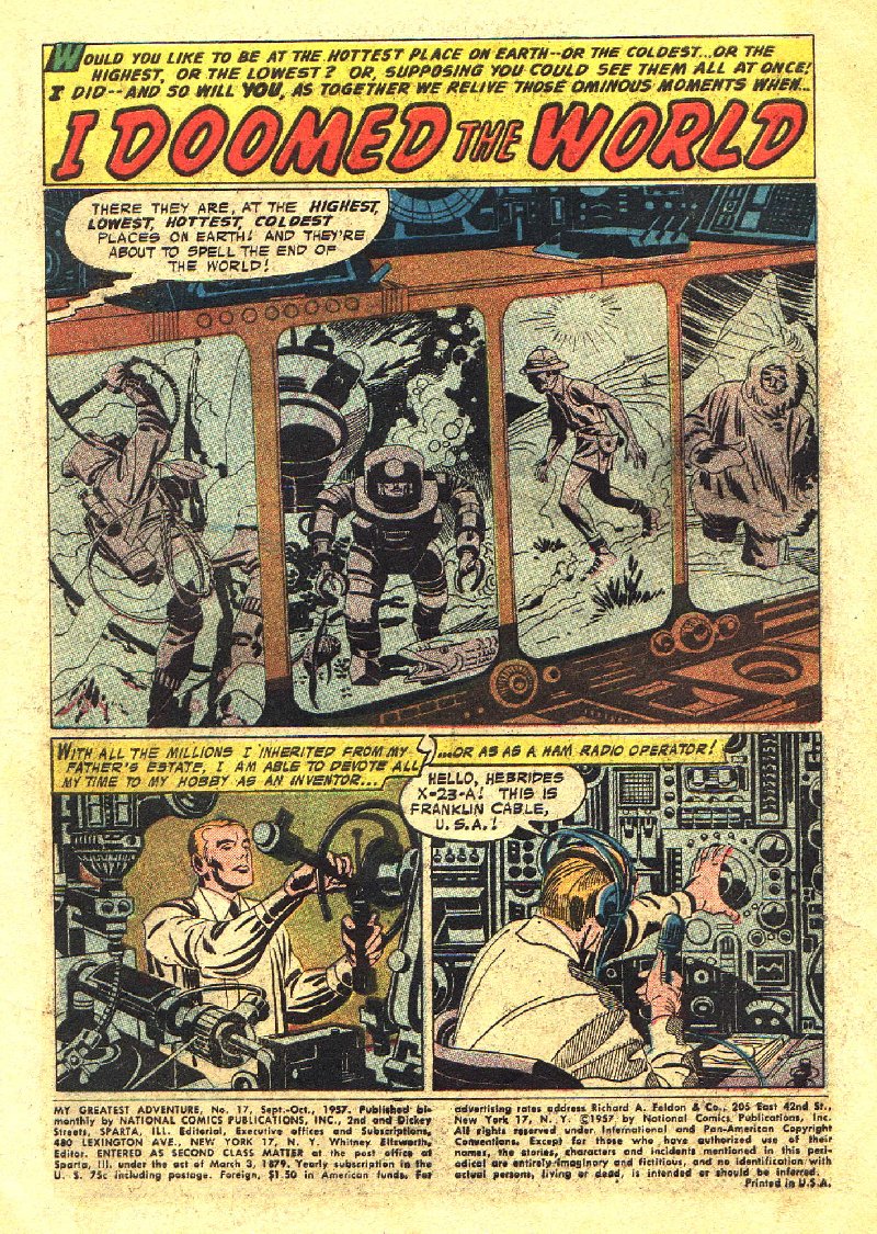 Read online My Greatest Adventure comic -  Issue #17 - 3
