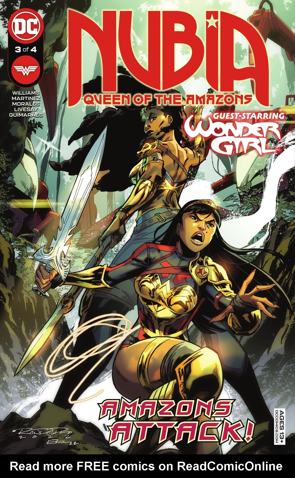 Read online Nubia: Queen of the Amazons comic -  Issue #3 - 1