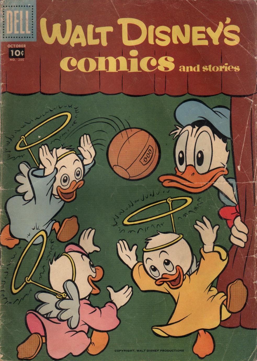 Read online Walt Disney's Comics and Stories comic -  Issue #205 - 1