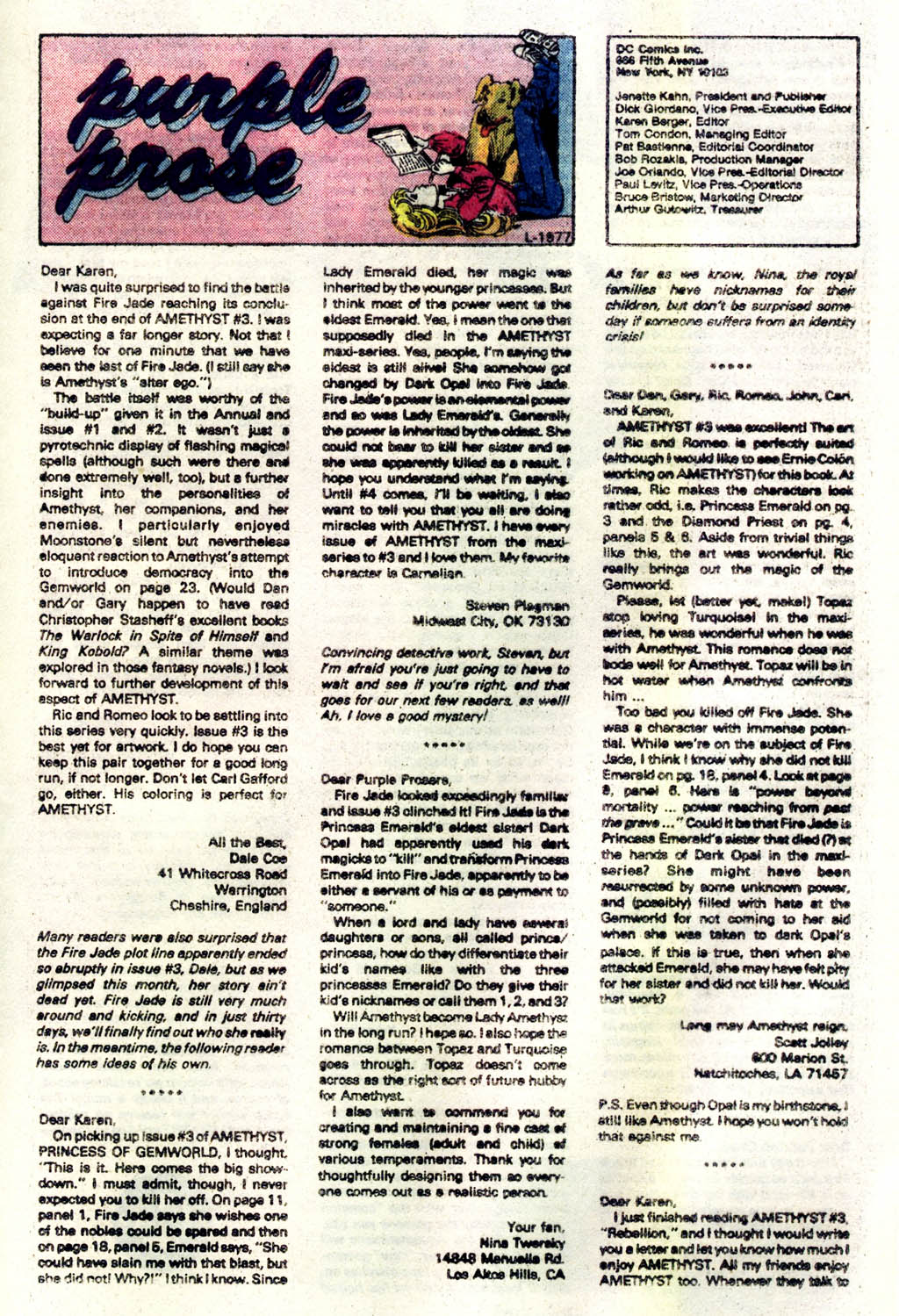 Read online Amethyst (1985) comic -  Issue #6 - 25