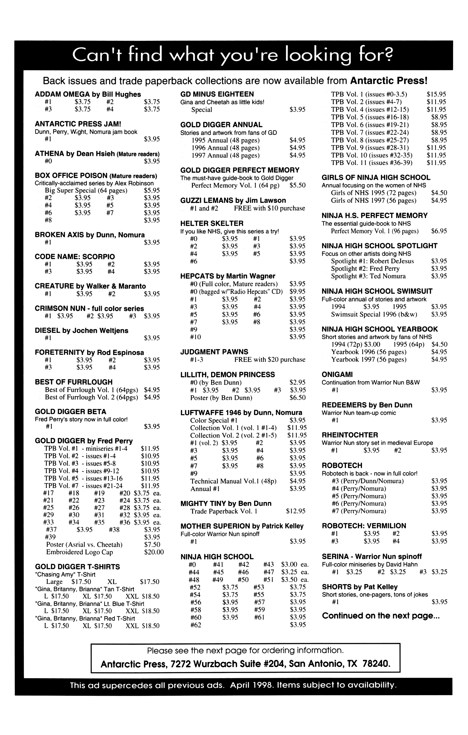 Read online Warrior Nun: Black & White comic -  Issue #11 - 23