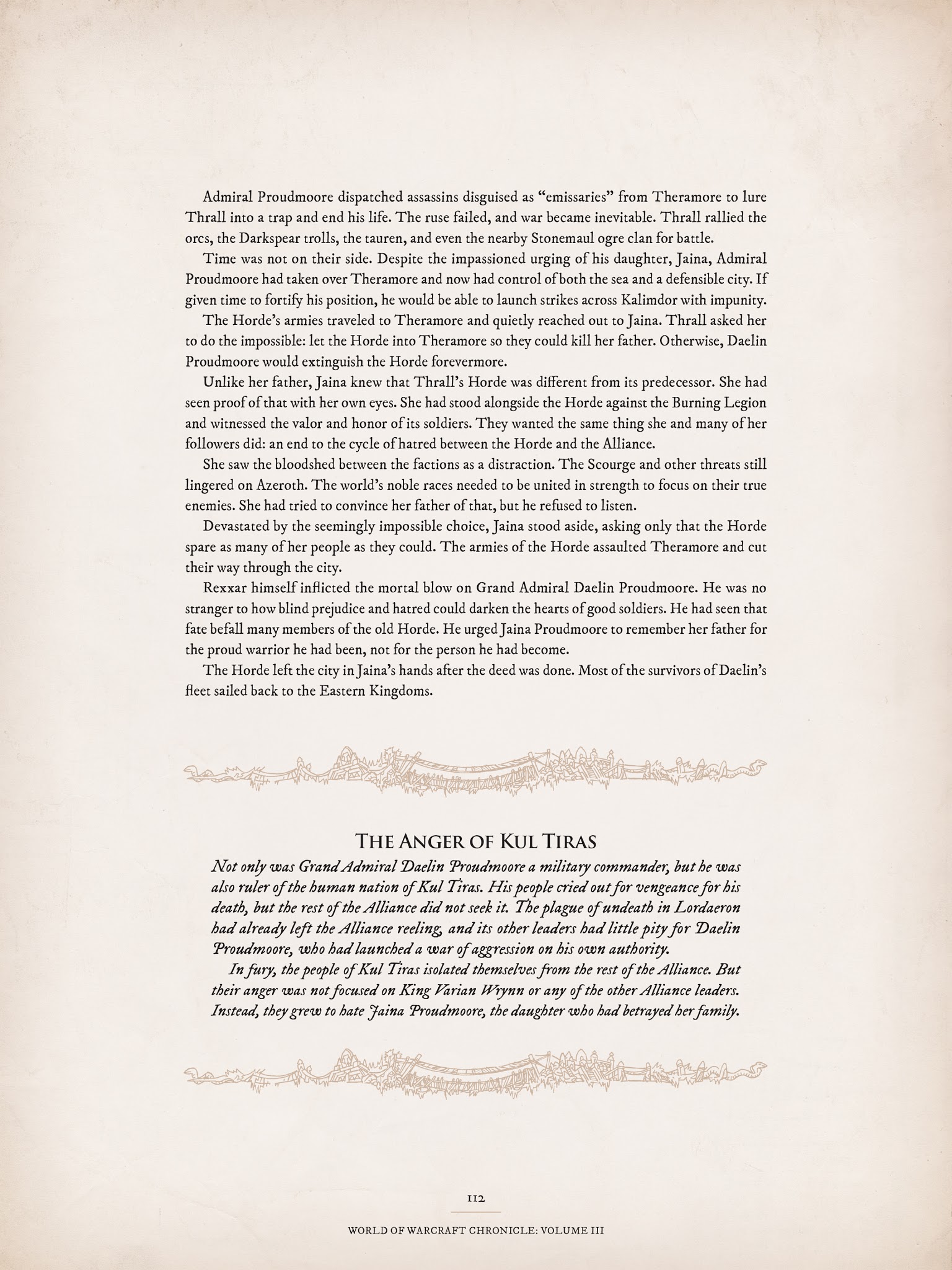 Read online World of Warcraft Chronicle Vol. 3 comic -  Issue # Full - 108