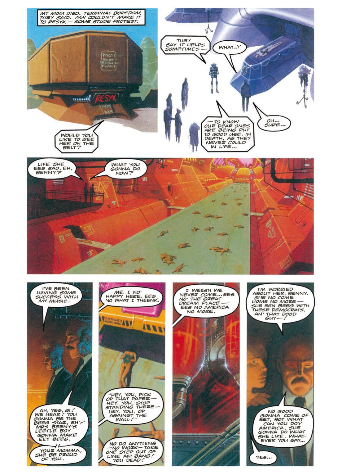 Read online Judge Dredd: America comic -  Issue # TPB - 24