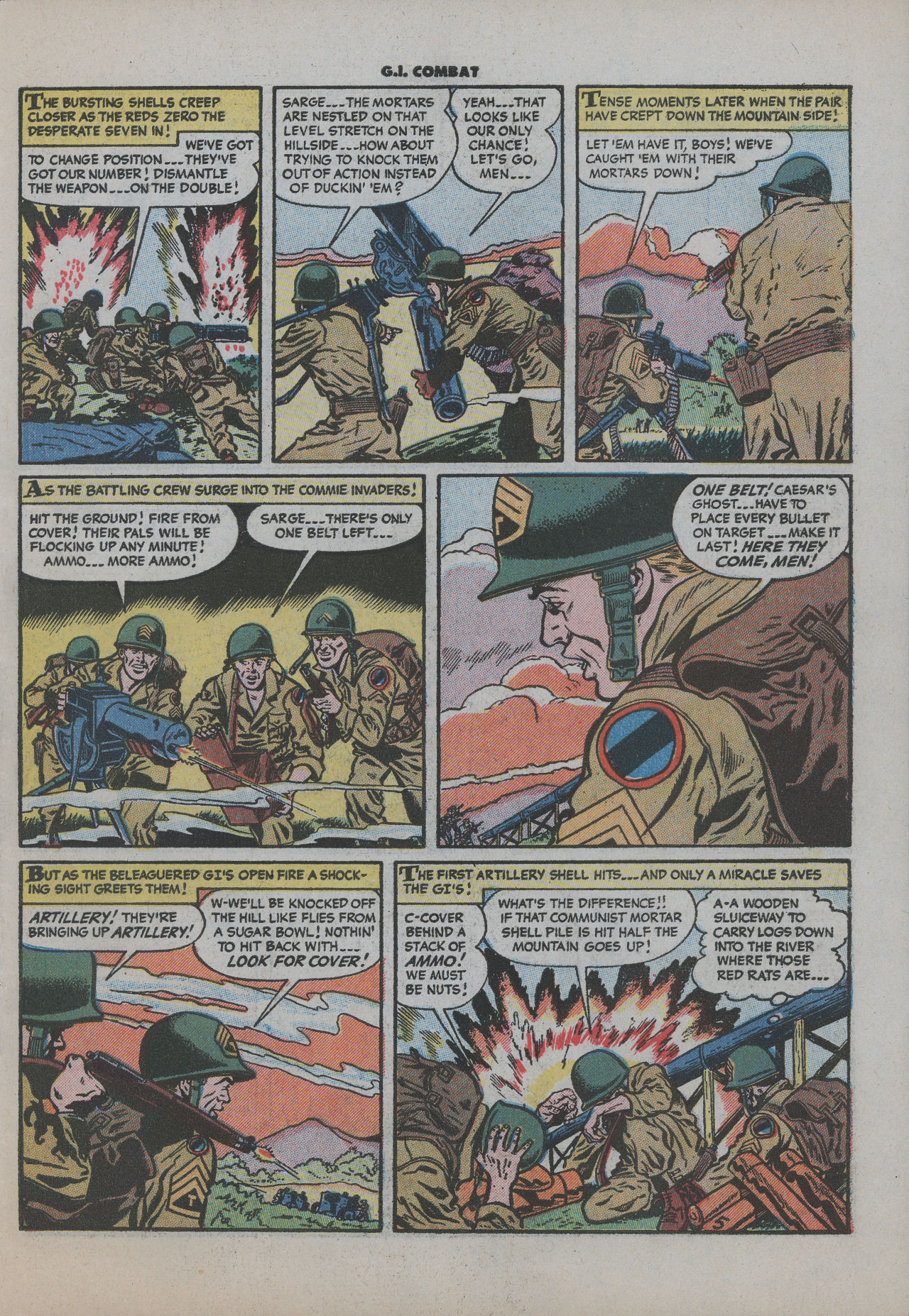 Read online G.I. Combat (1952) comic -  Issue #29 - 31