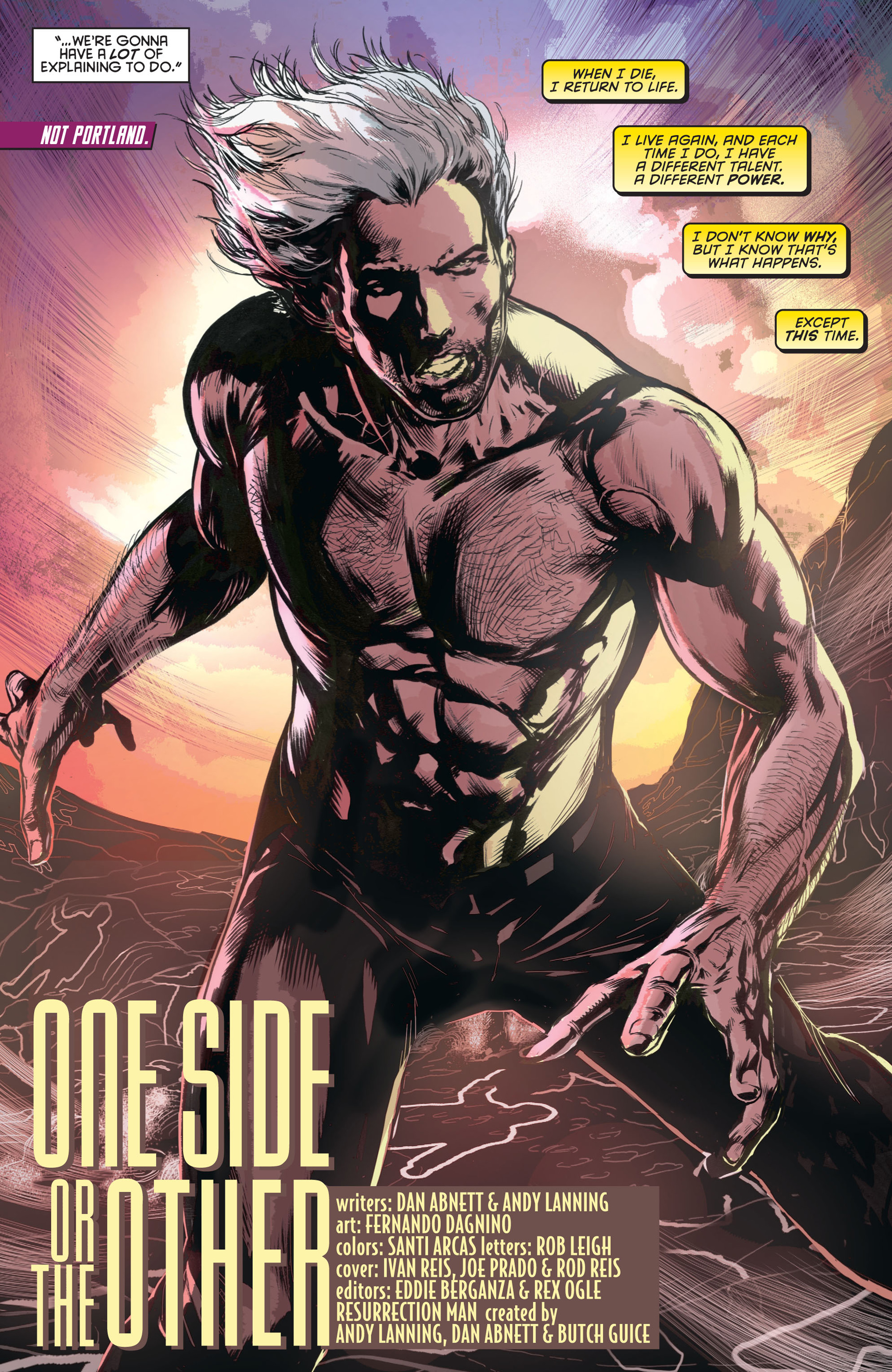 Read online Resurrection Man (2011) comic -  Issue #3 - 4