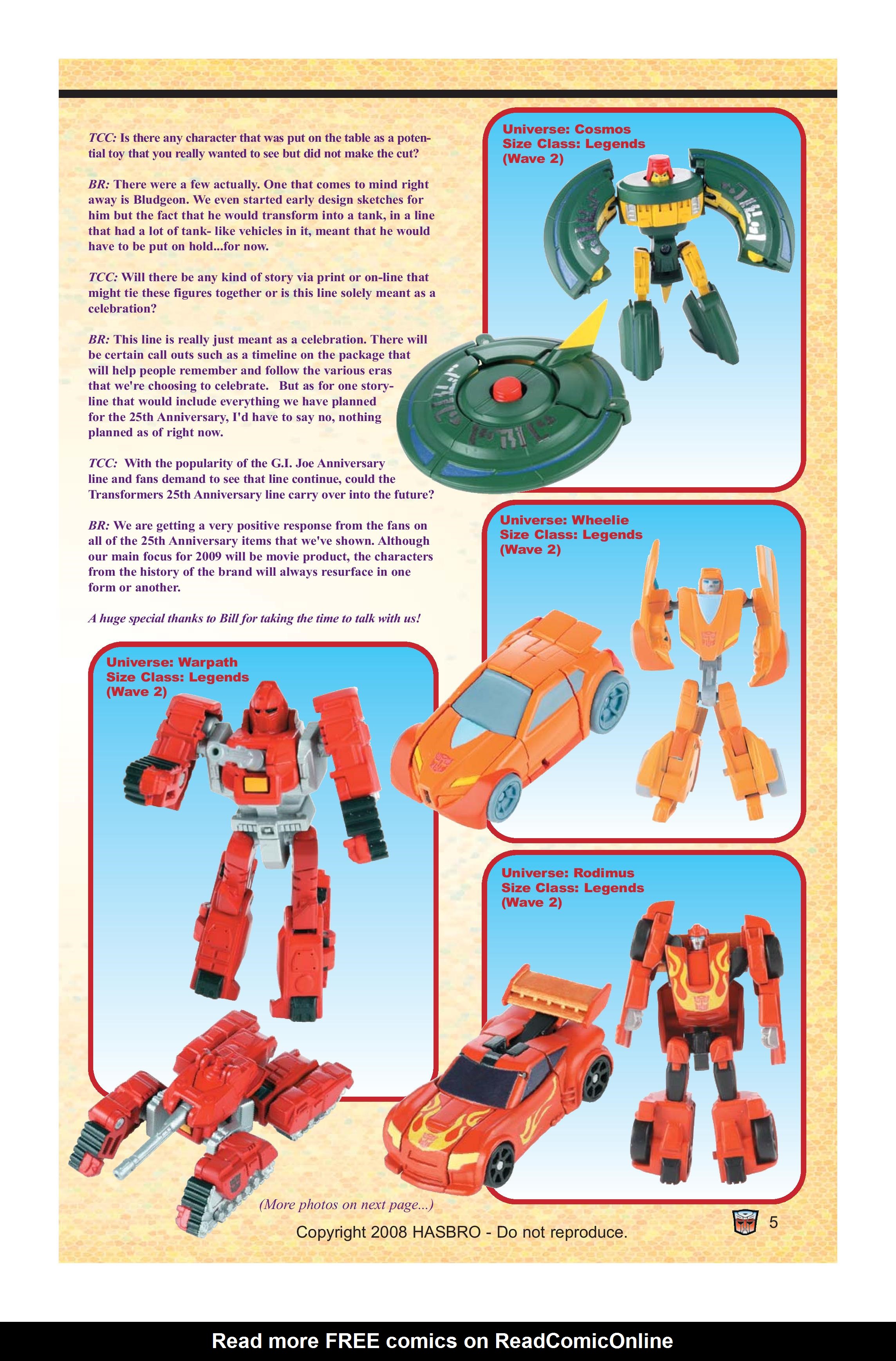 Read online Transformers: Collectors' Club comic -  Issue #23 - 5