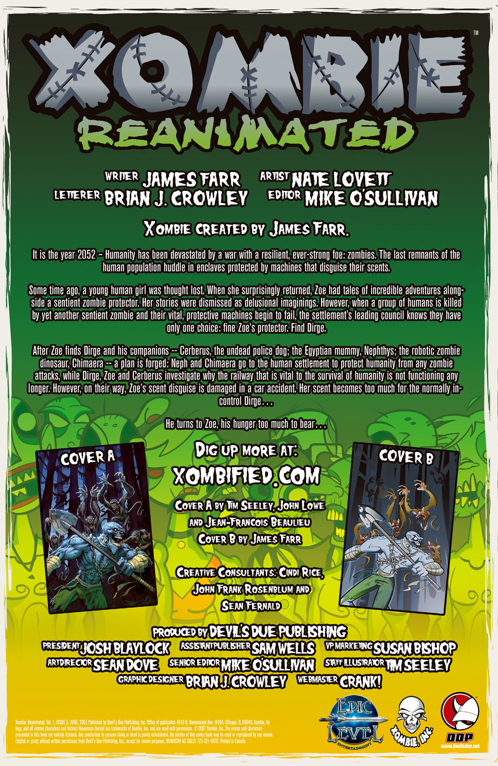 Read online Xombie Reanimated comic -  Issue #3 - 3